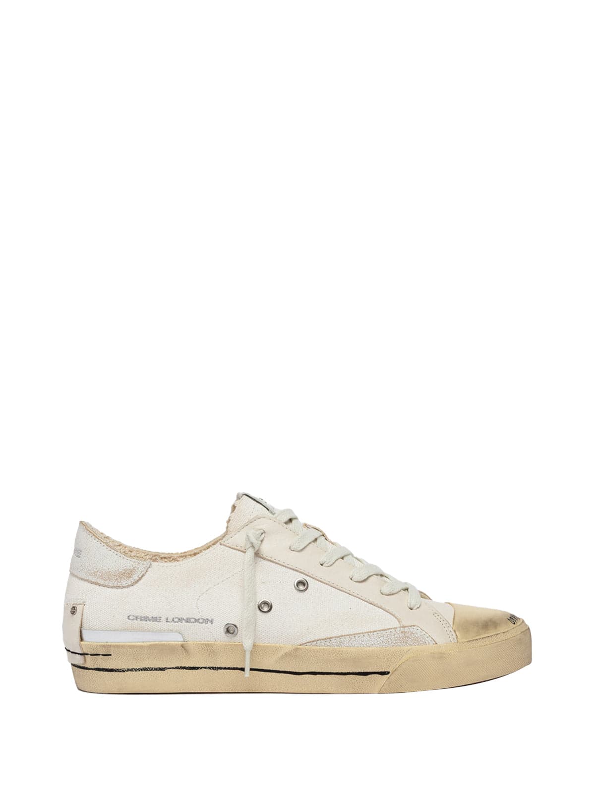 Crime London  - Sneakers Bianche da Uomo - 5