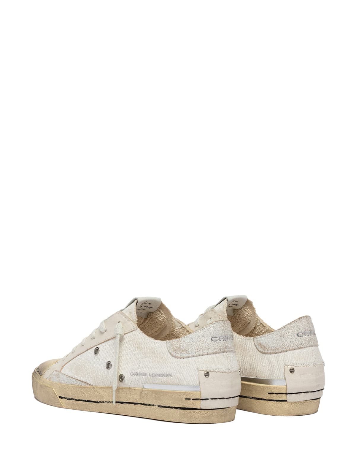 Crime London  - Sneakers Bianche da Uomo - 3