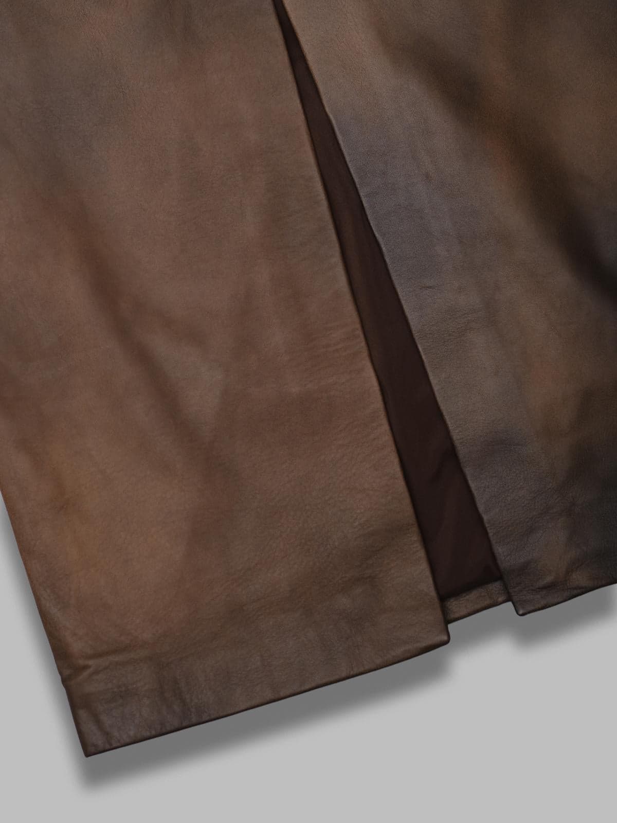 ROTATE leather midi pencil skirt - 3