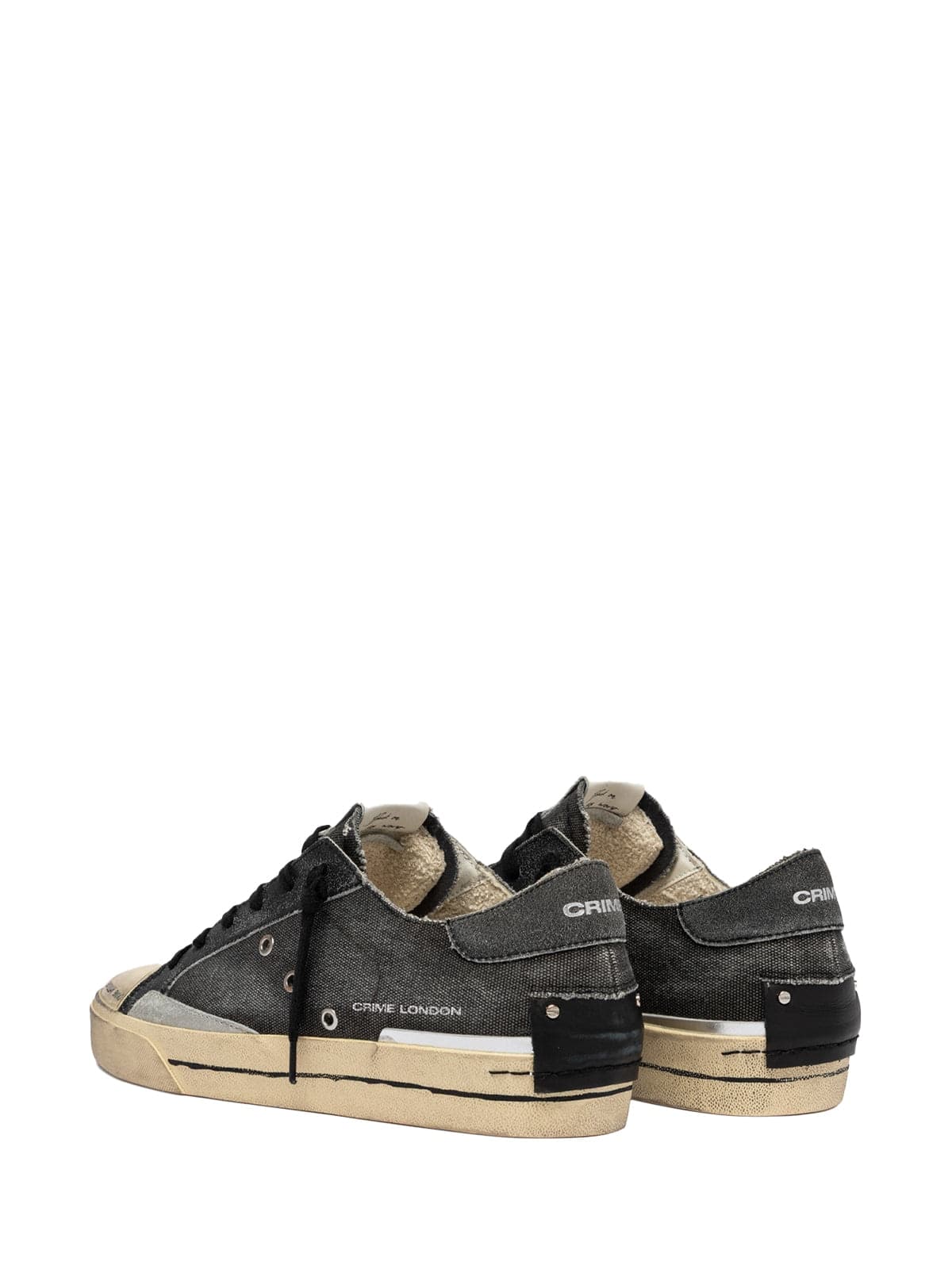 Crime London  - Sneakers Nere da Uomo - 2