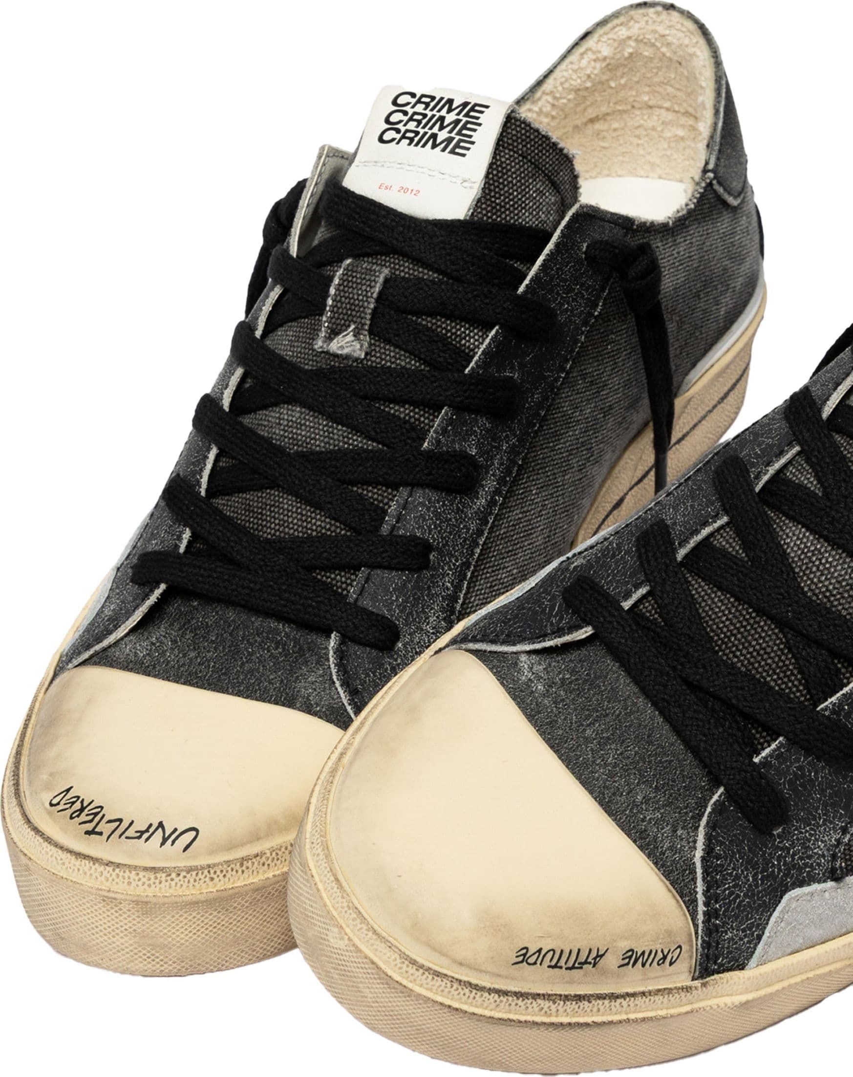 Crime London  - Sneakers Nere da Uomo - 3