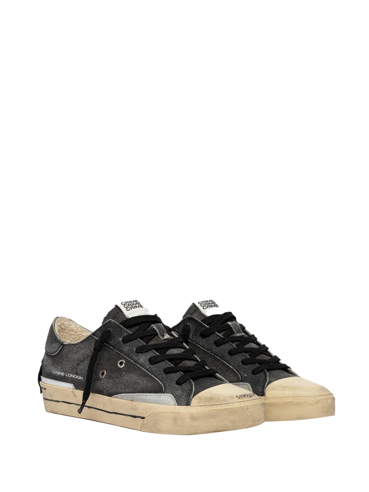 Crime London  - Sneakers Nere da Uomo - 4