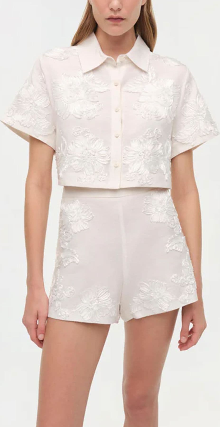 SIMKHAI  Pantaloncini Ivory - 4