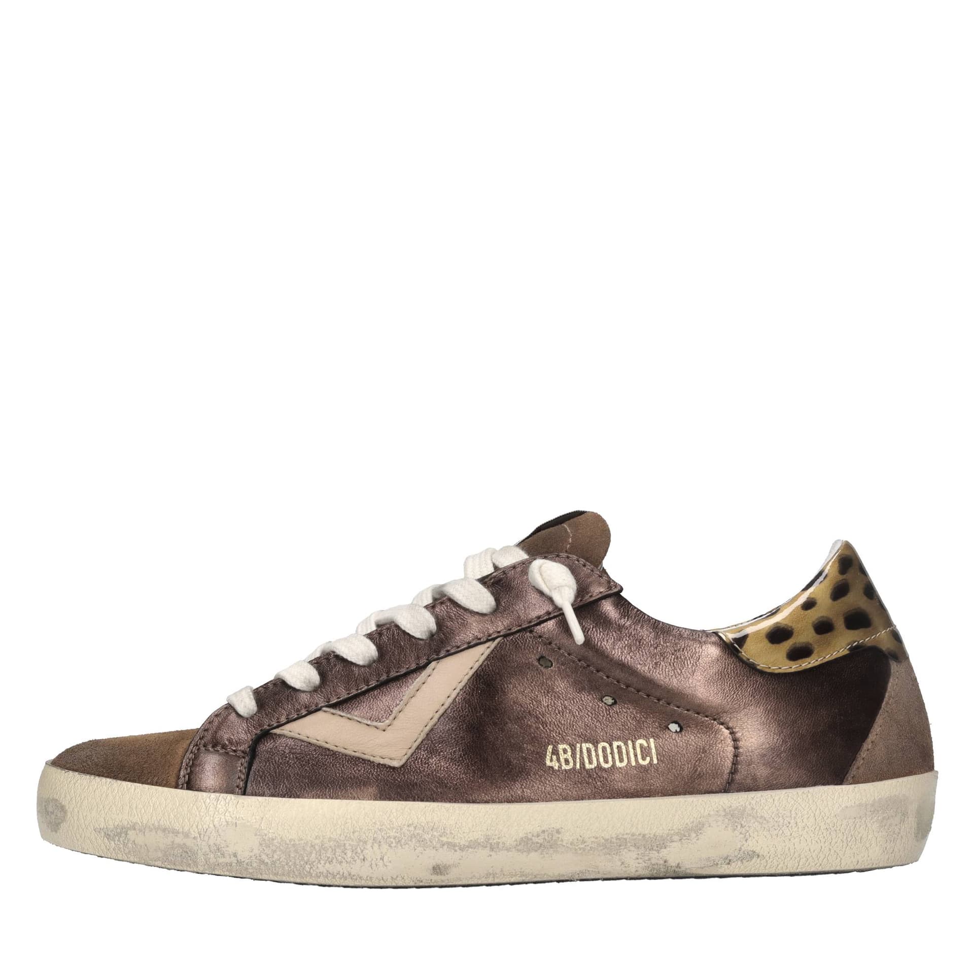 4B12  Sneakers Marrone - 6