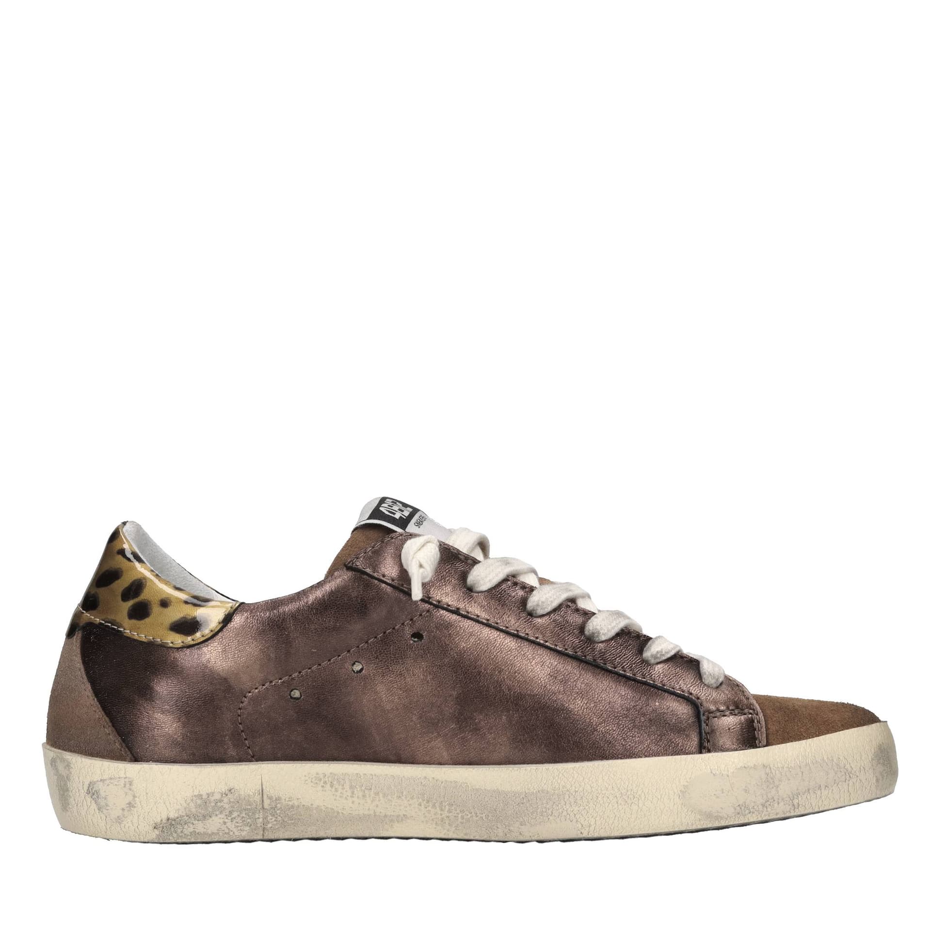 4B12  Sneakers Marrone - 3