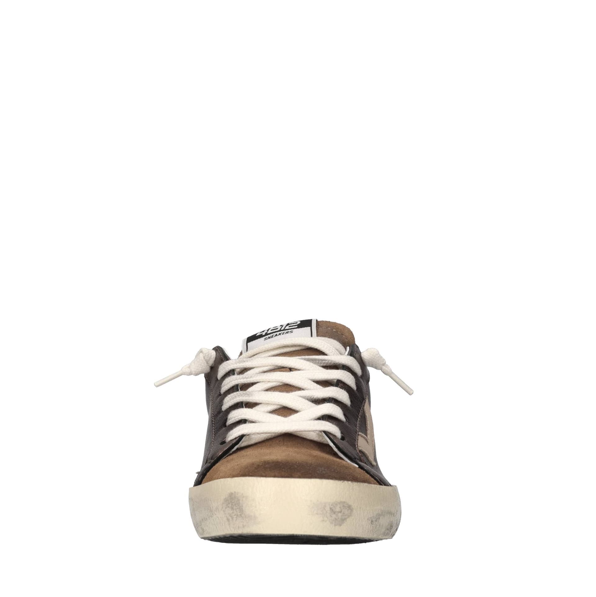 4B12  Sneakers Marrone - 4
