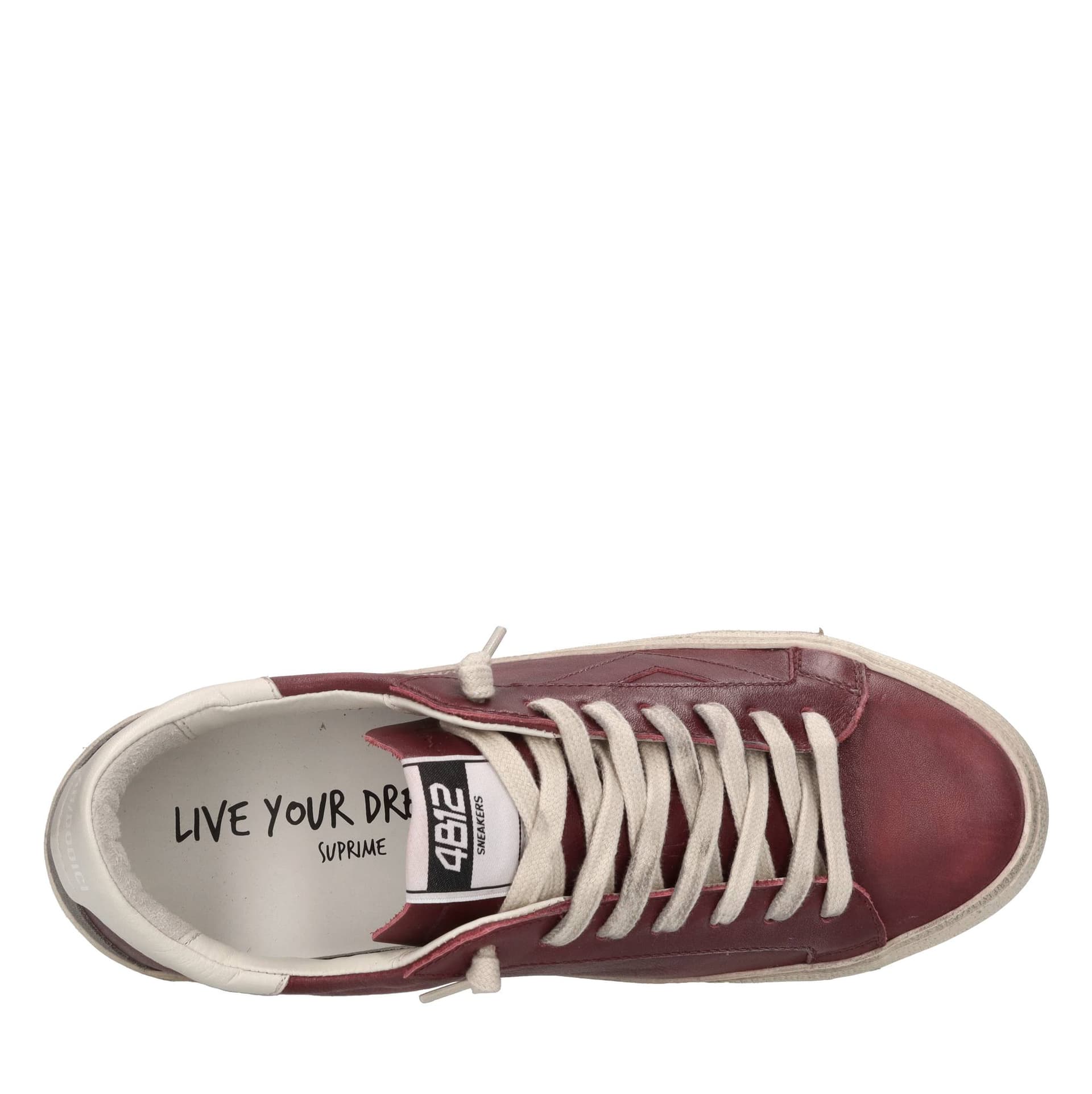 4B12  Sneakers Rosso - 5