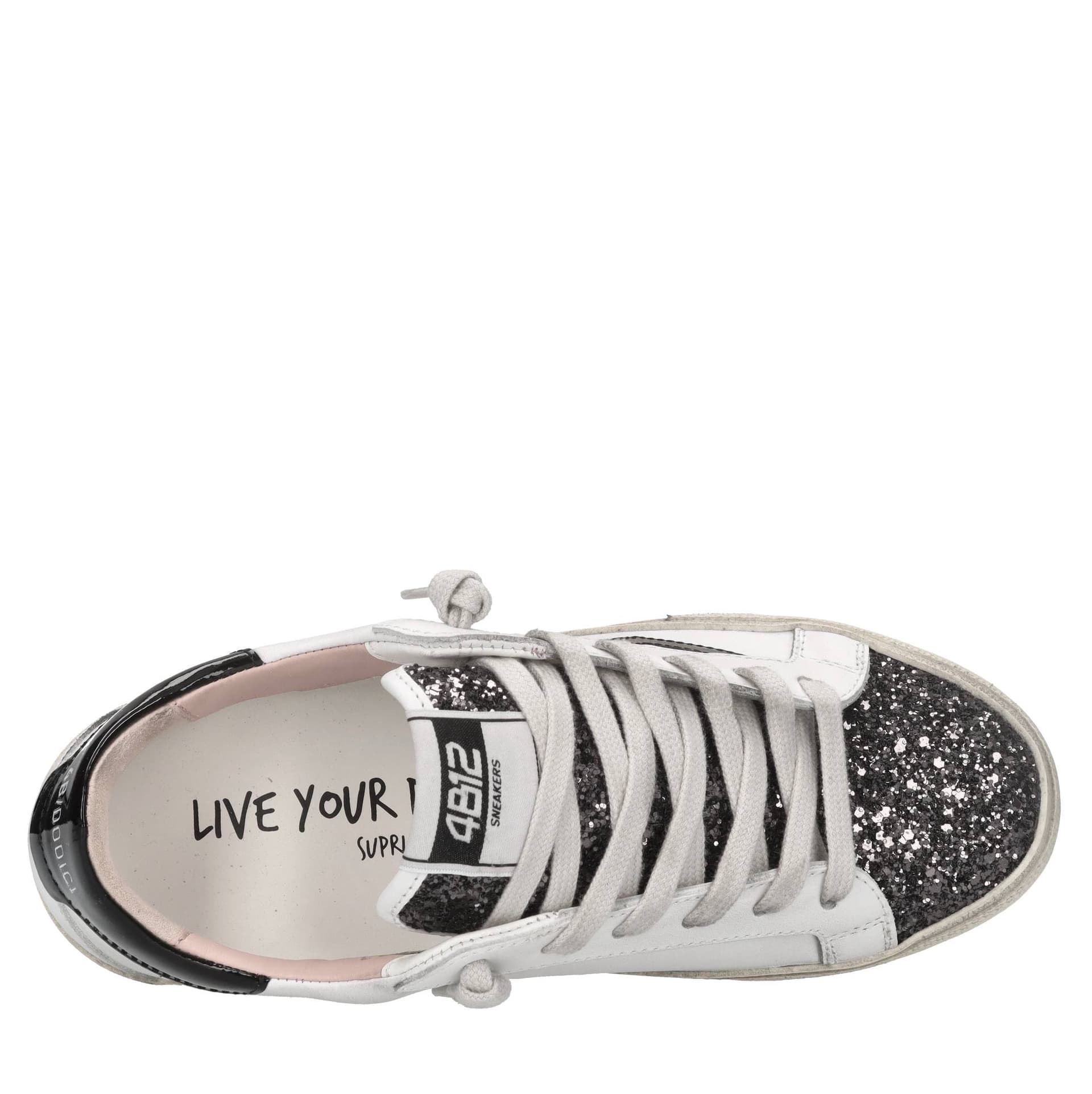 4B12  Sneakers Bianco - 5