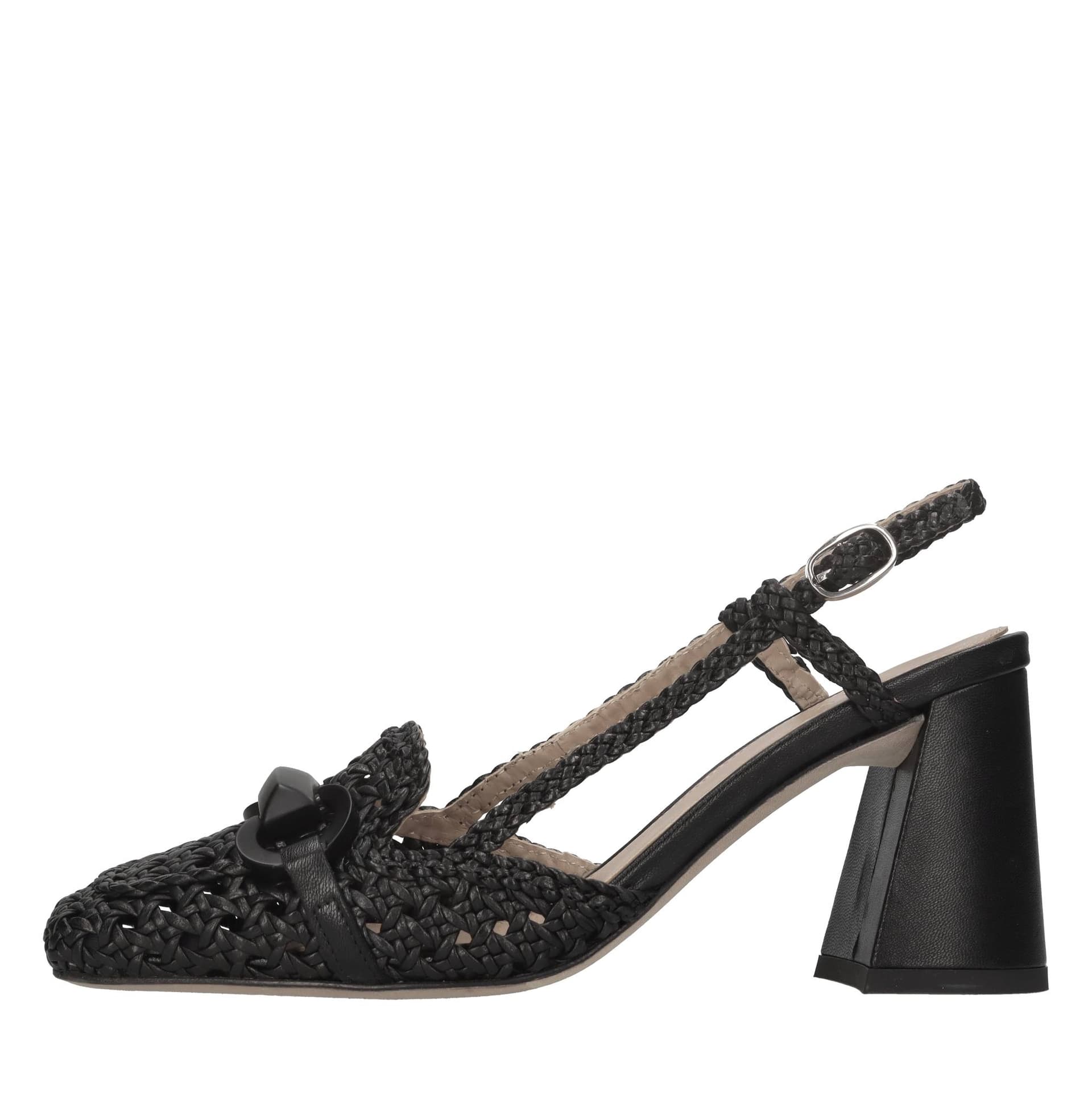 Chantal  Scarpe con Tacco Nero - 6