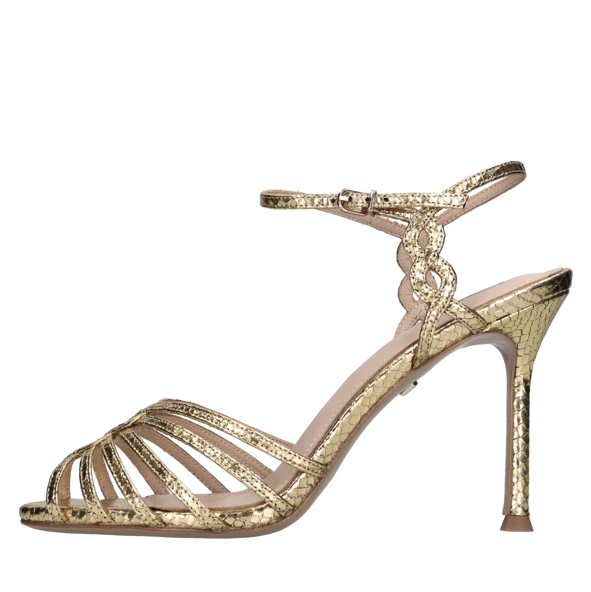 Lola Cruz  Sandali Oro - 6