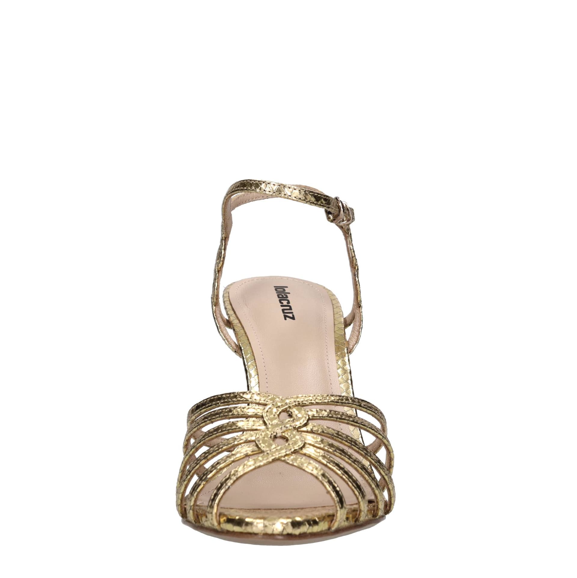 Lola Cruz  Sandali Oro - 4