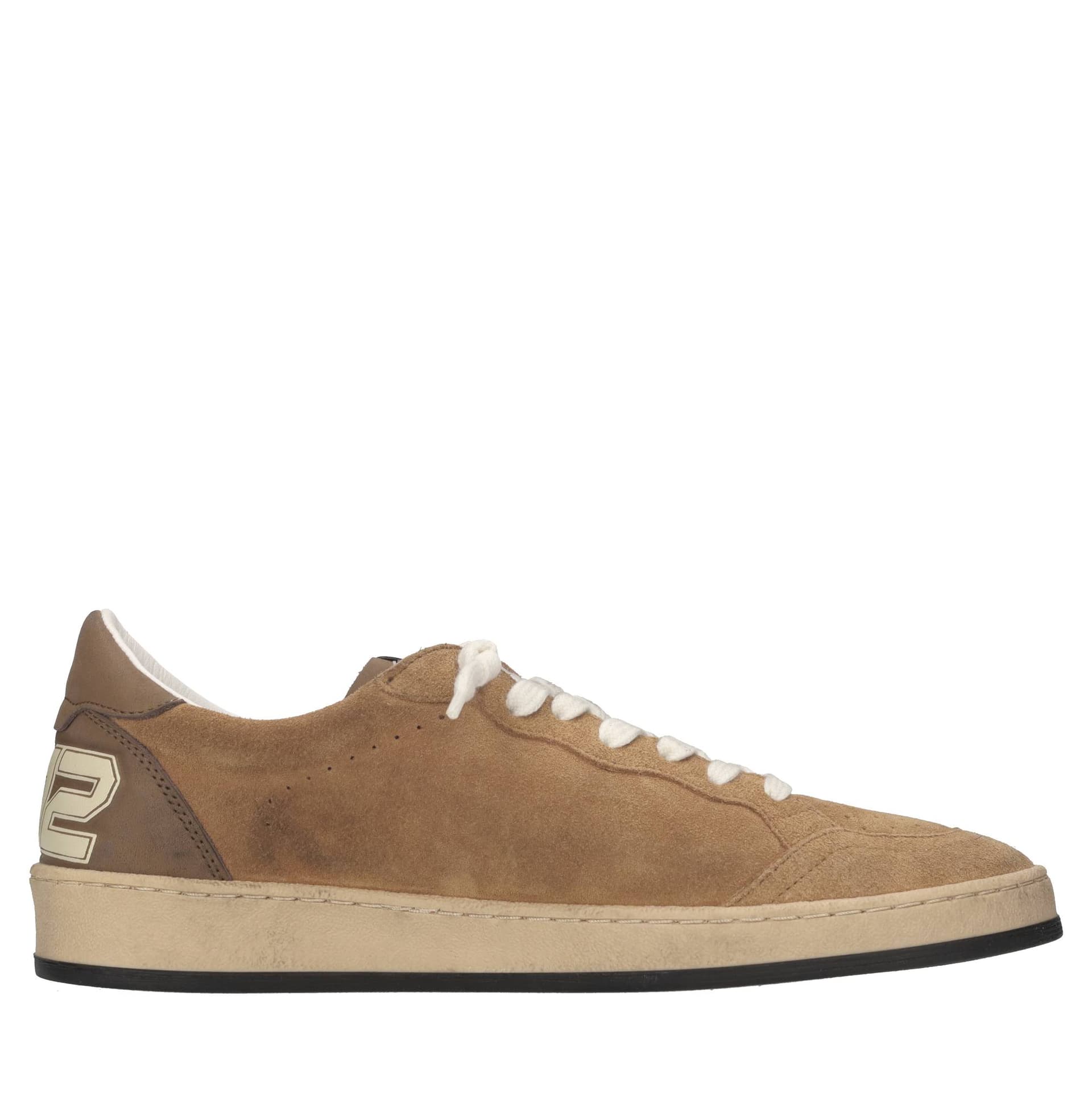 4B12  Sneakers Marrone - 3