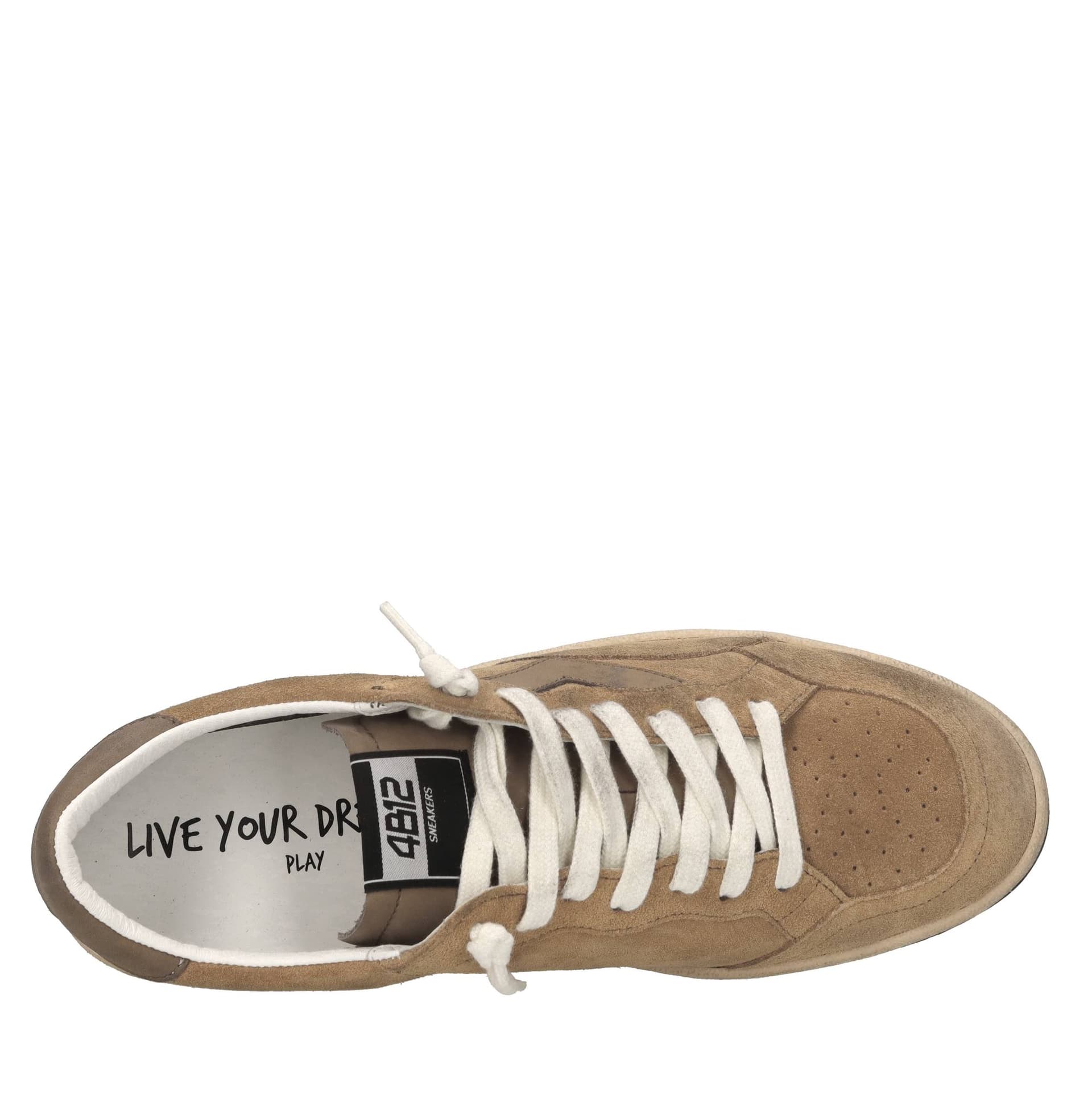 4B12  Sneakers Marrone - 5