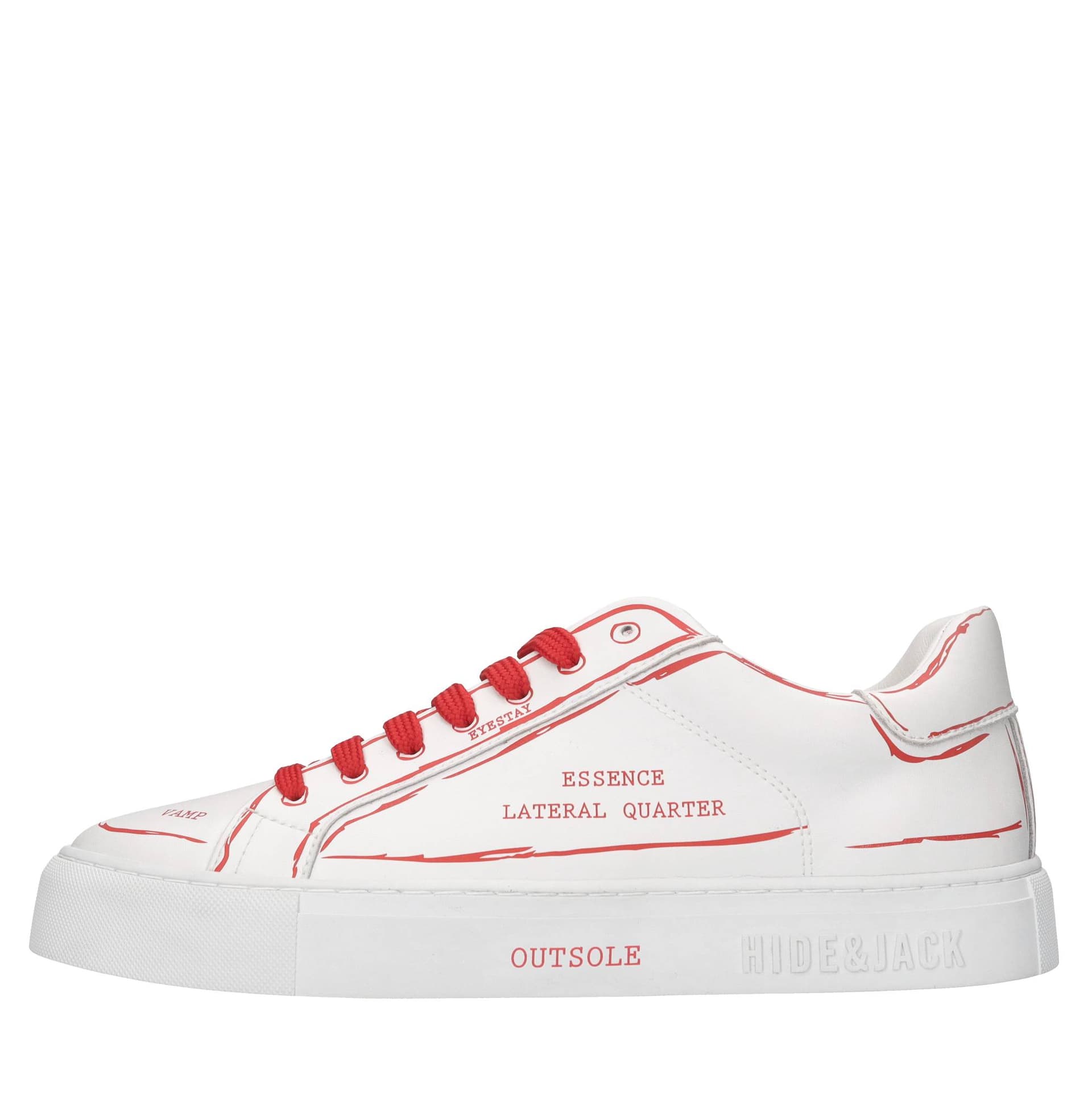 Hide&amp;Jack  Sneakers Bianco - 6