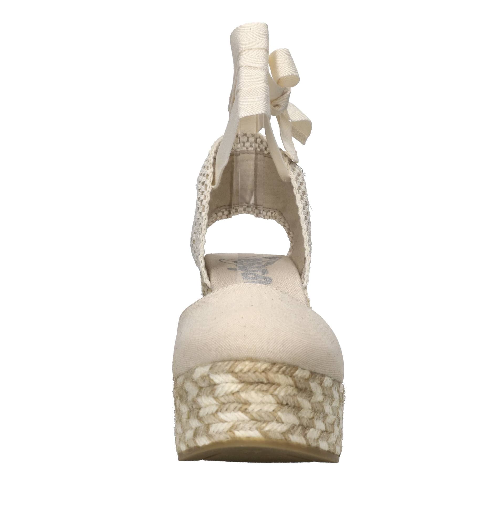 Espadrilles  Scarpe con Tacco Beige - 4