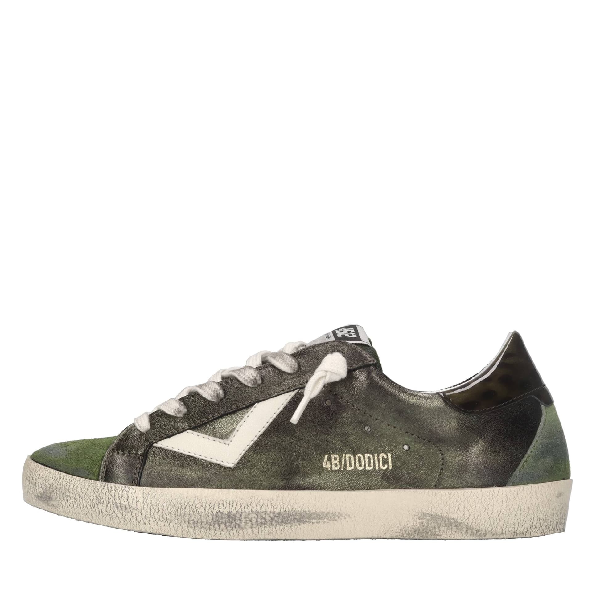 4B12  Sneakers Verde - 6