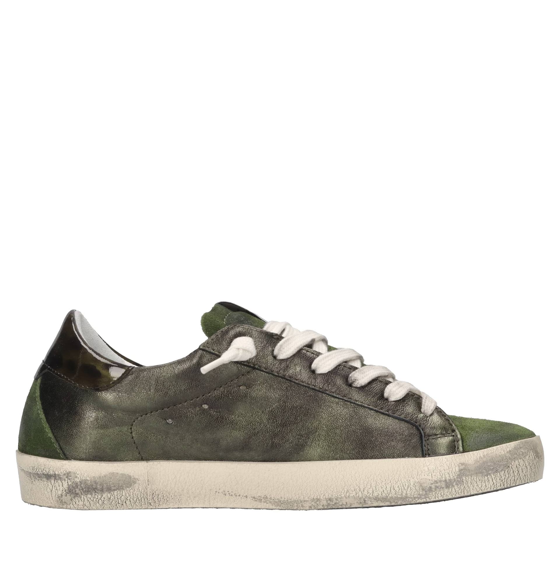 4B12  Sneakers Verde - 3