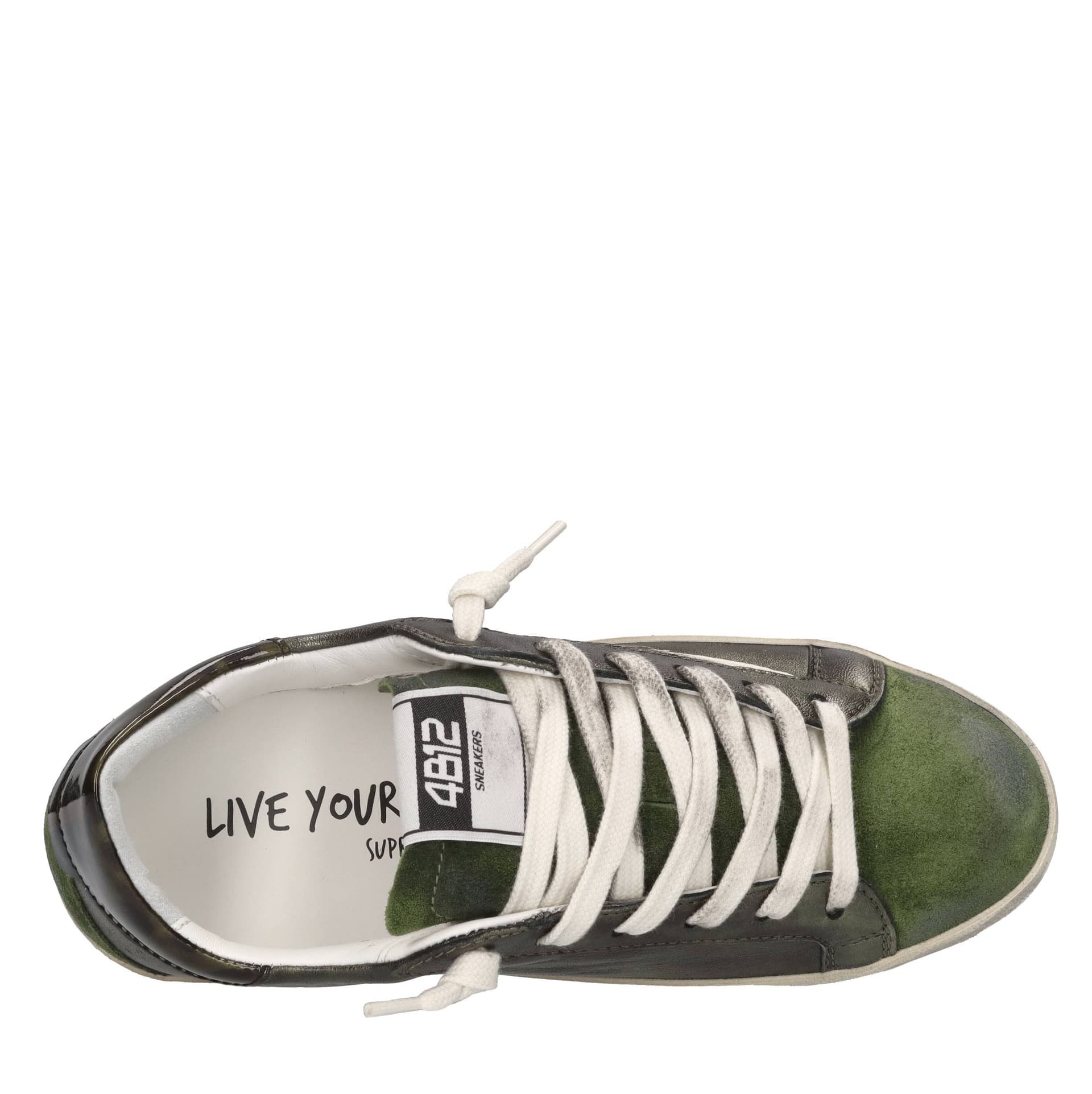 4B12  Sneakers Verde - 5