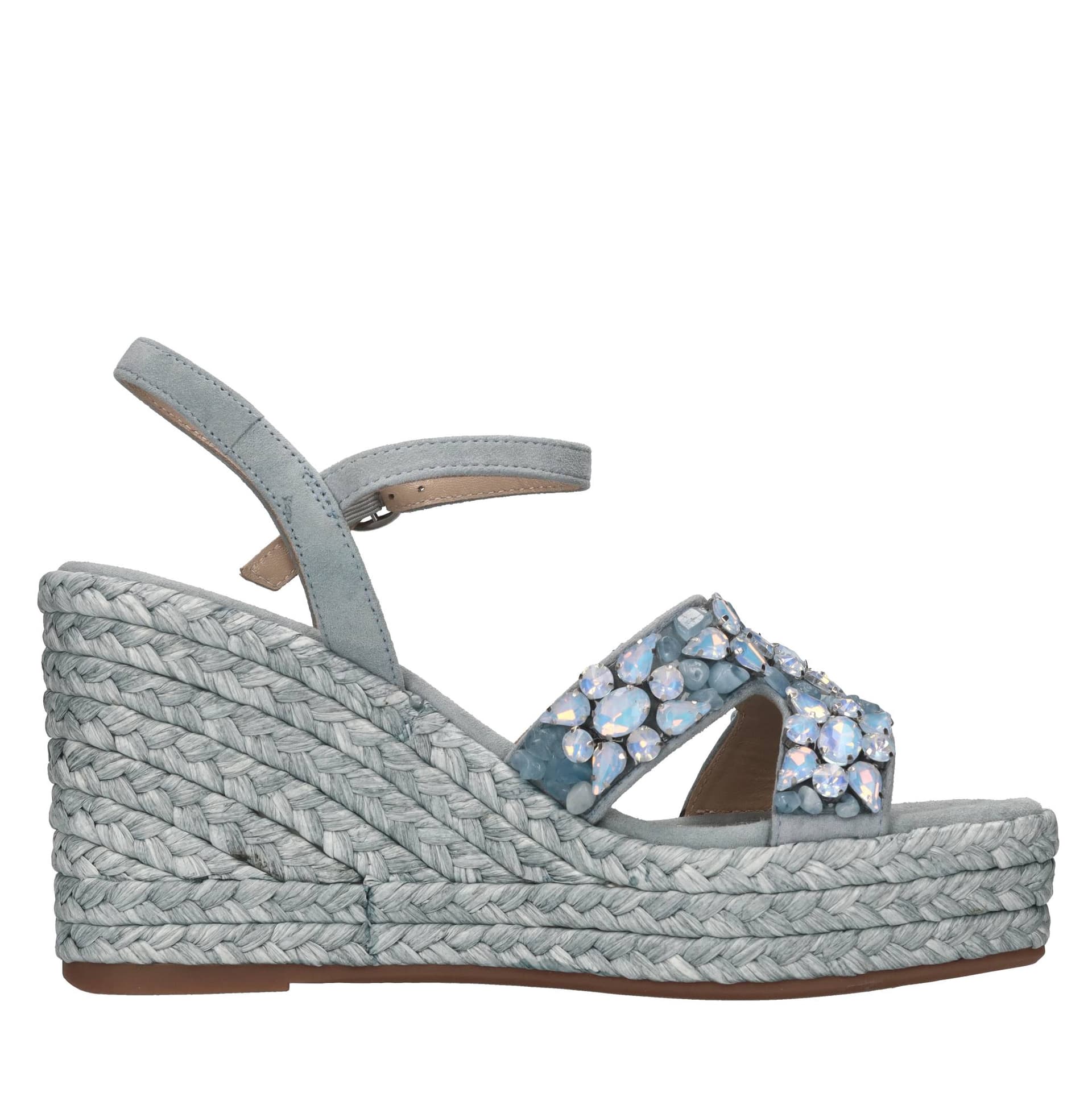 Alma en Pena  Scarpe con Tacco Azzurro - 3