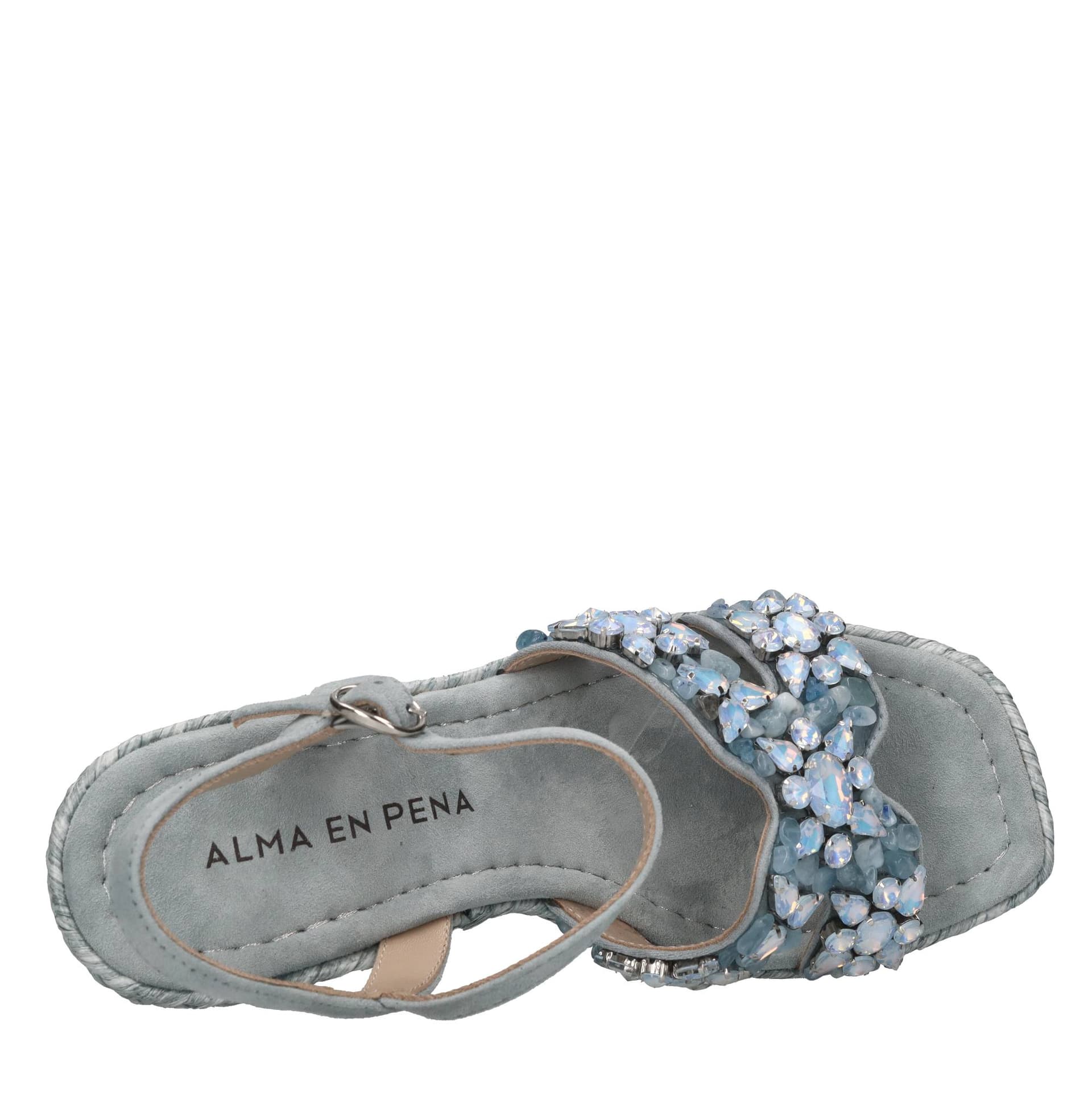 Alma en Pena  Scarpe con Tacco Azzurro - 5