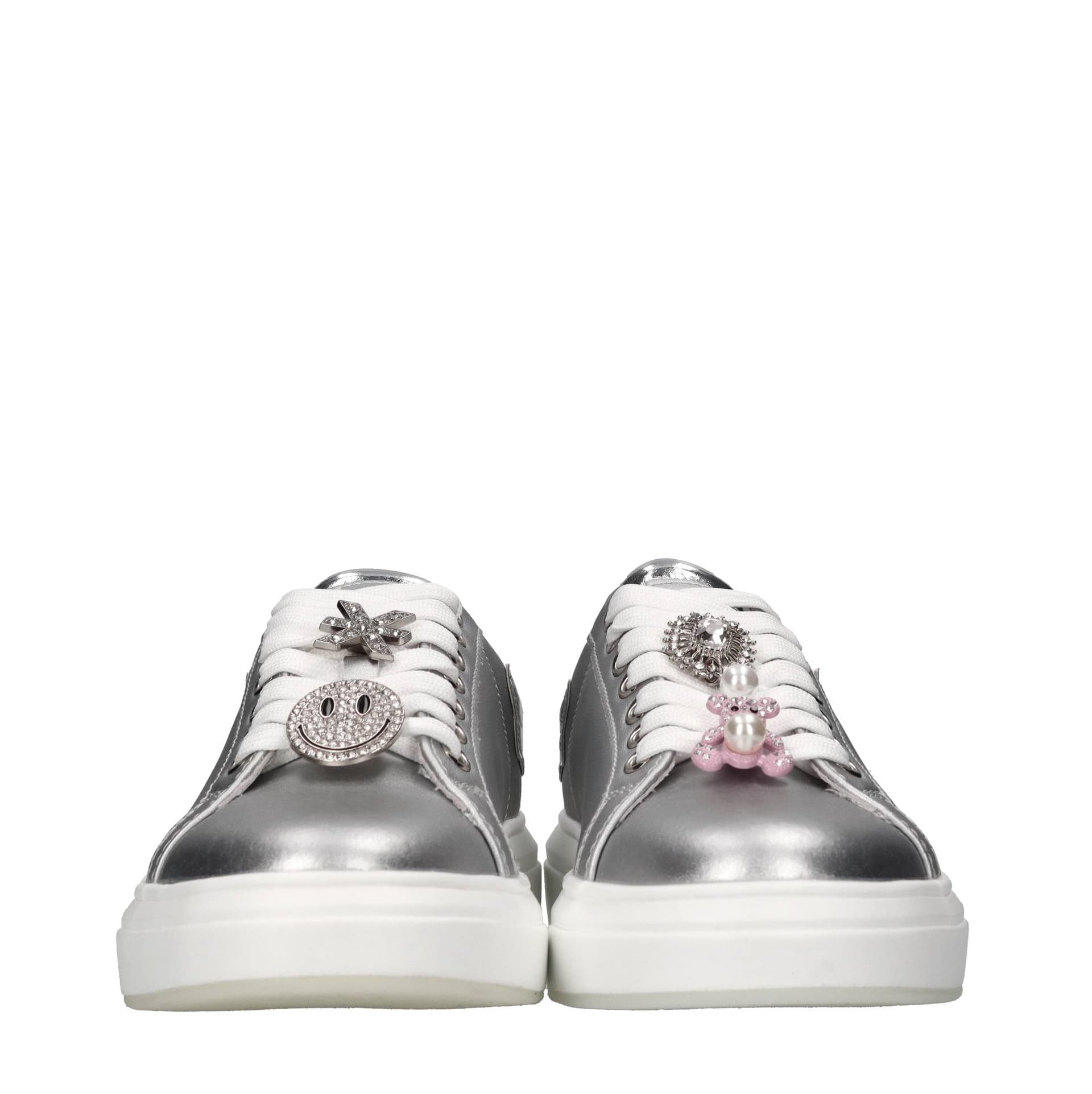 John Richmond  Sneakers Argento - 4