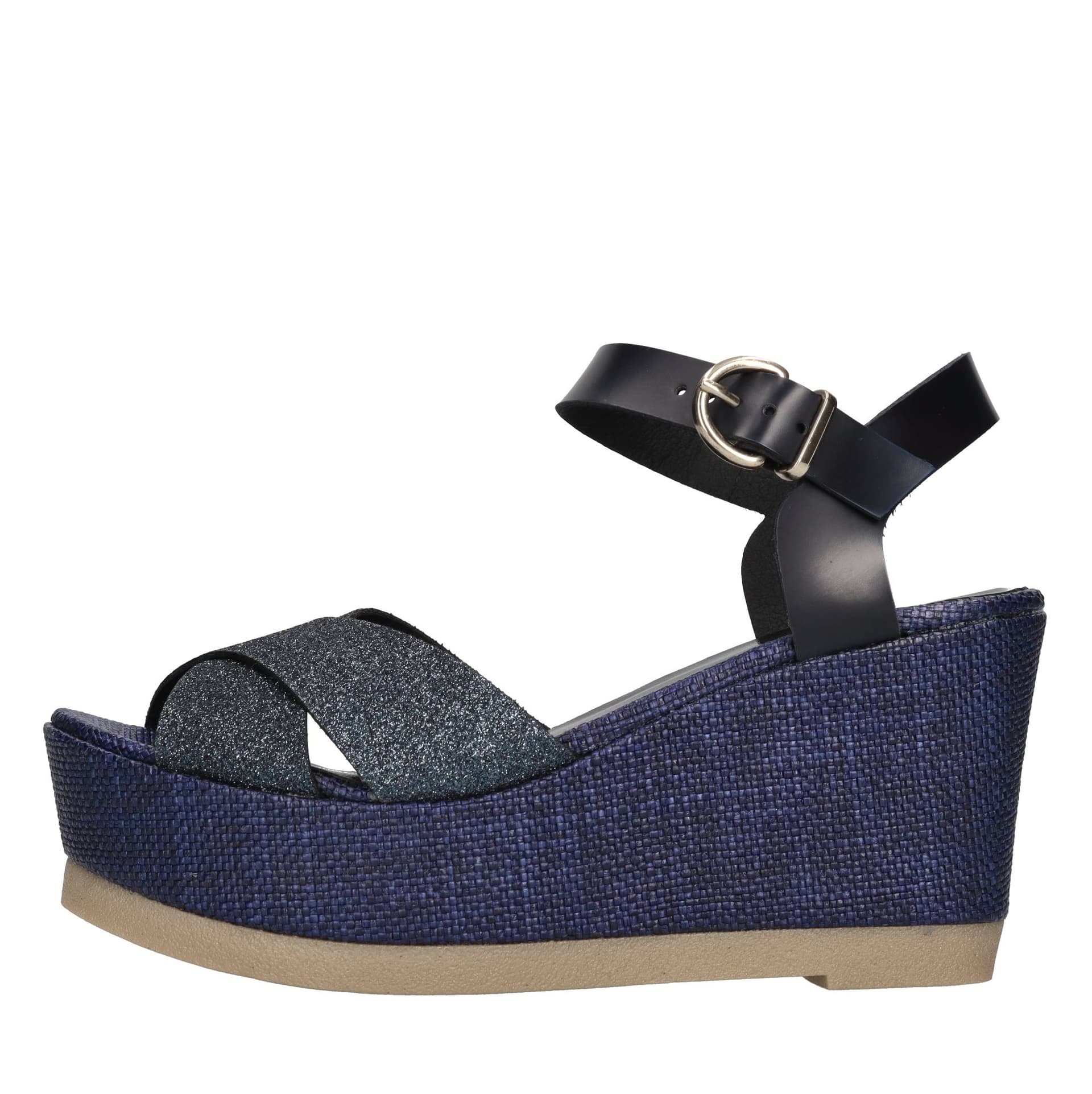 Lorenzo Mari  Scarpe con Tacco Blu - 6