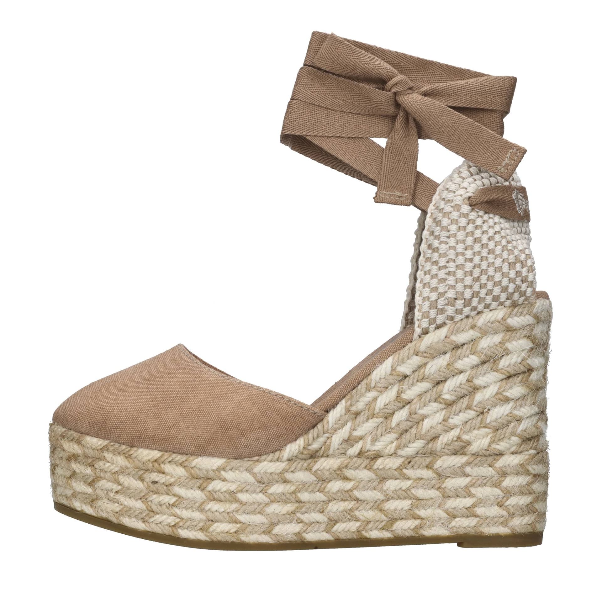 Espadrilles  Scarpe con Tacco Marrone - 6