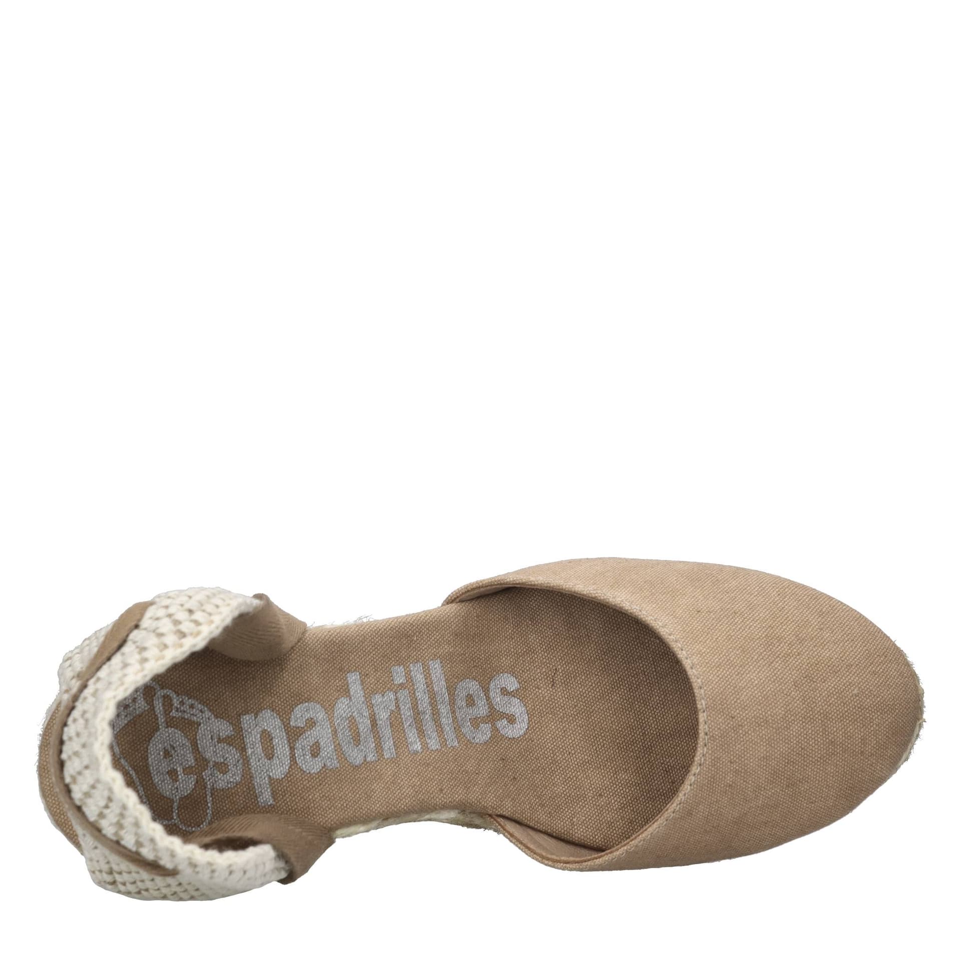 Espadrilles  Scarpe con Tacco Marrone - 5
