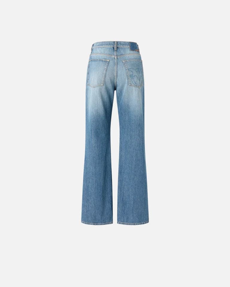 Pinko   WANDA WIDE LEG MEDIUM WAVE DENIM SS26 - 6