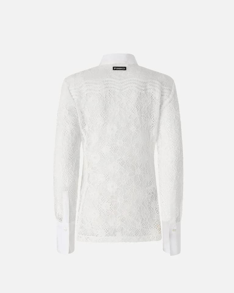 Pinko   COLINE CAMICIA PIZZO REBRODE SS26 - 6