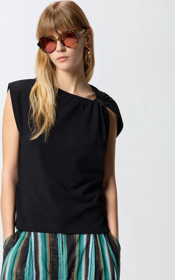 Pinko   MELODY MAGLIA JERSEY COTONE STRETCH SS26 - 7