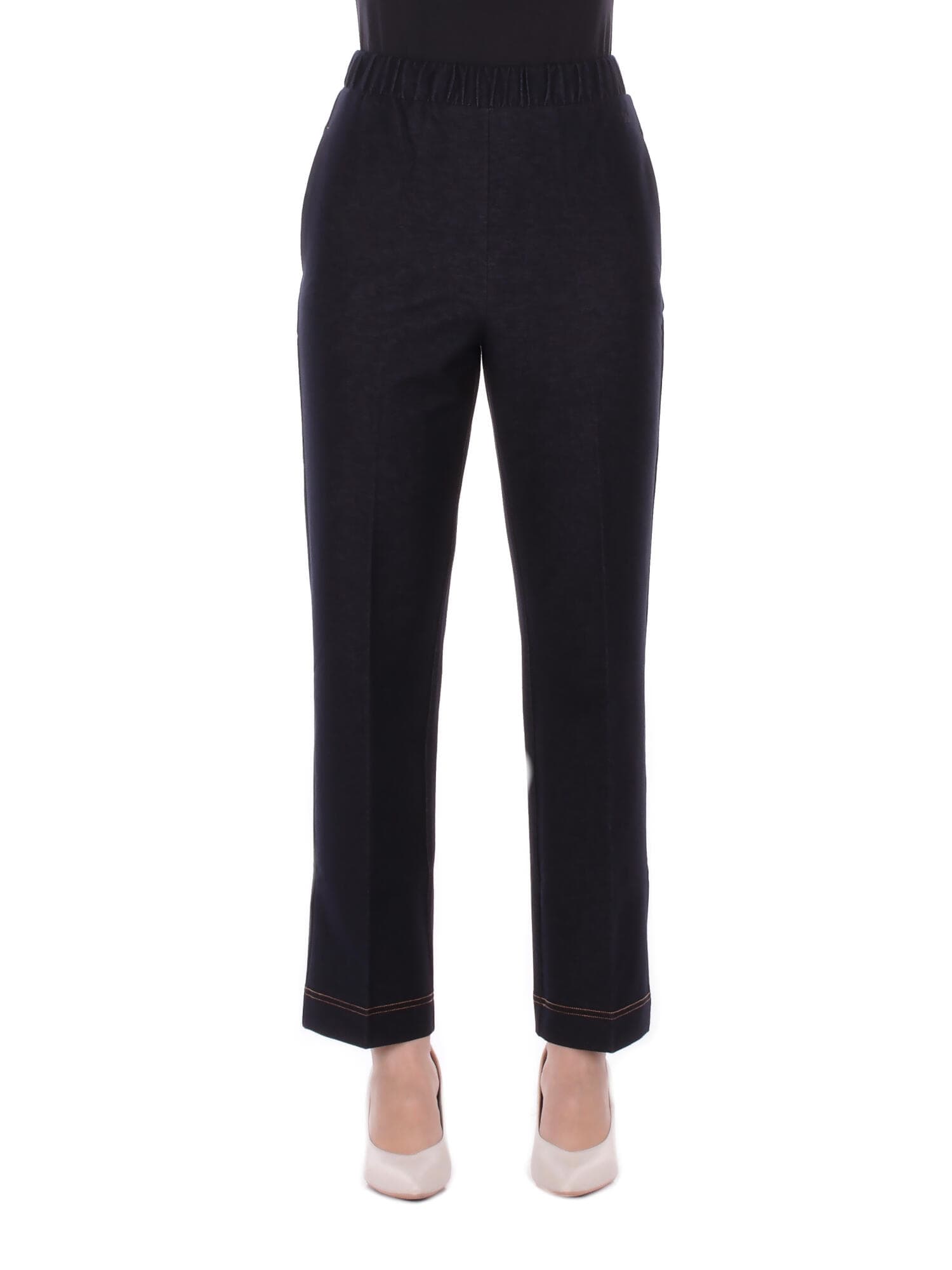 MM MAX MARA  Pantaloni Blu navy - 7