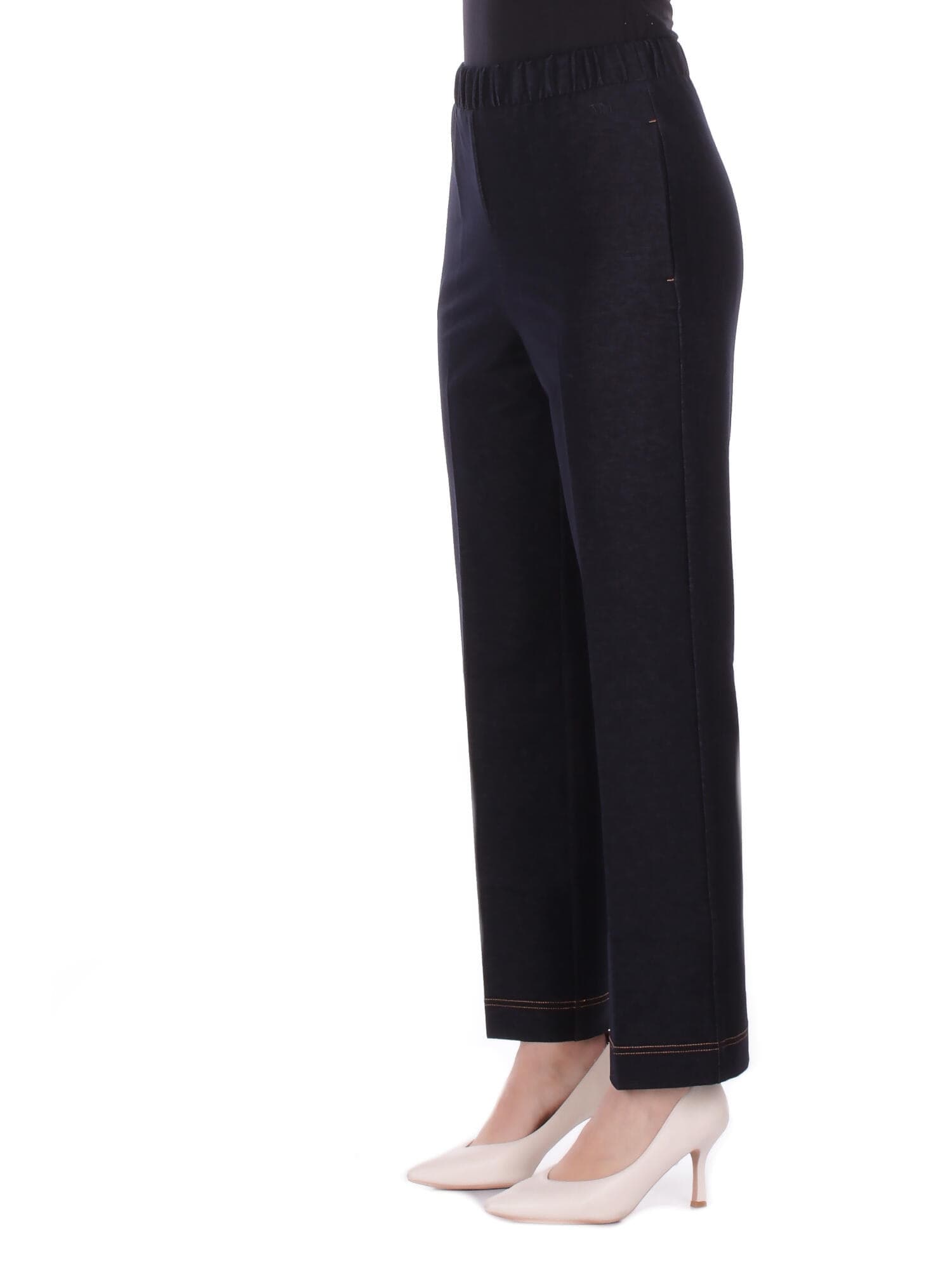 MM MAX MARA  Pantaloni Blu navy - 2
