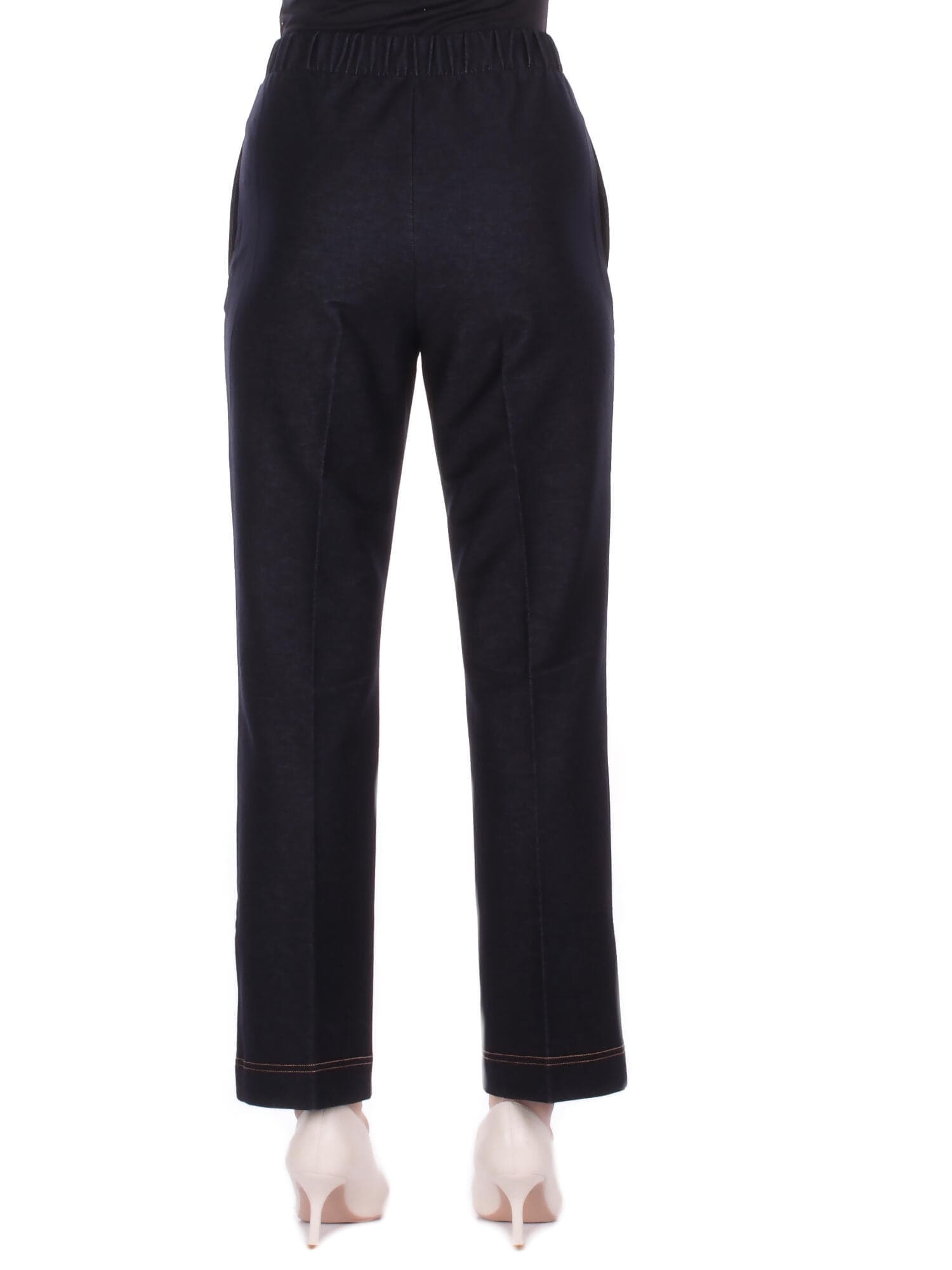 MM MAX MARA  Pantaloni Blu navy - 4