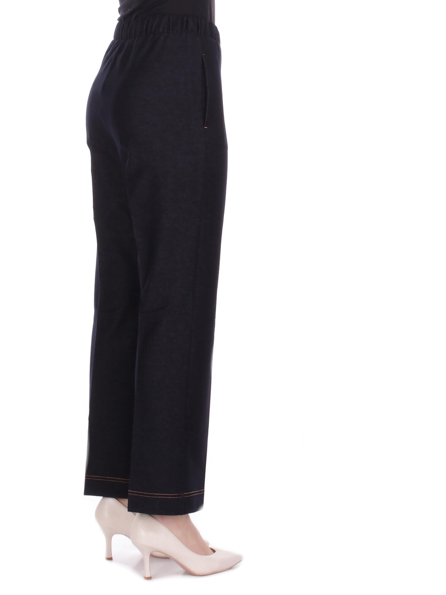 MM MAX MARA  Pantaloni Blu navy - 5