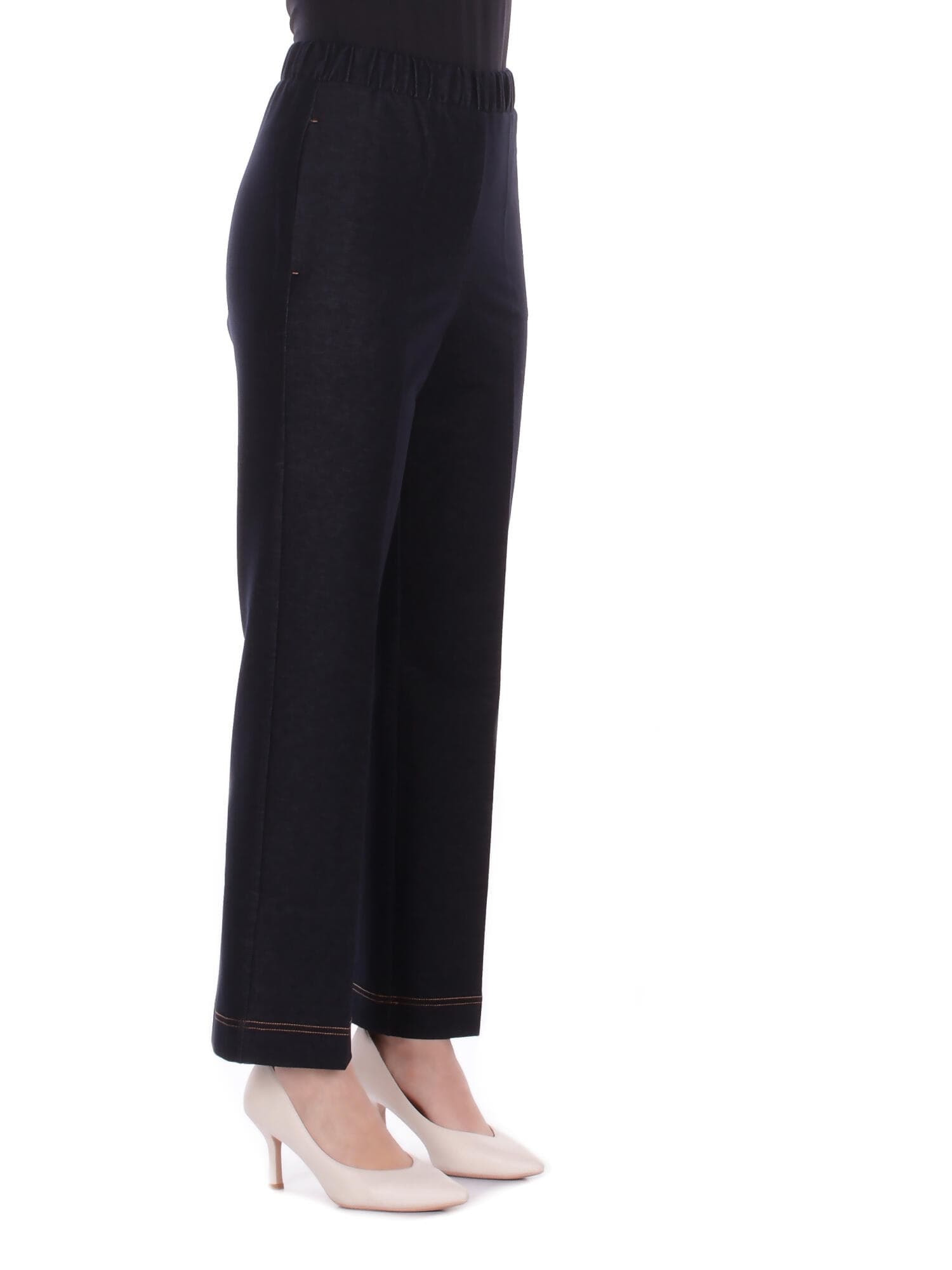 MM MAX MARA  Pantaloni Blu navy - 6