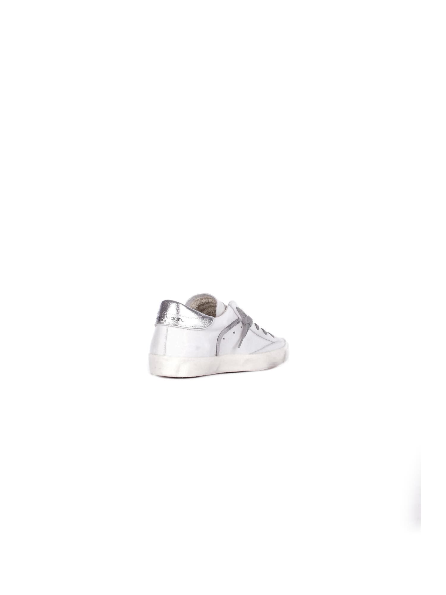 Philippe Model  Sneakers Bianco argento - 3