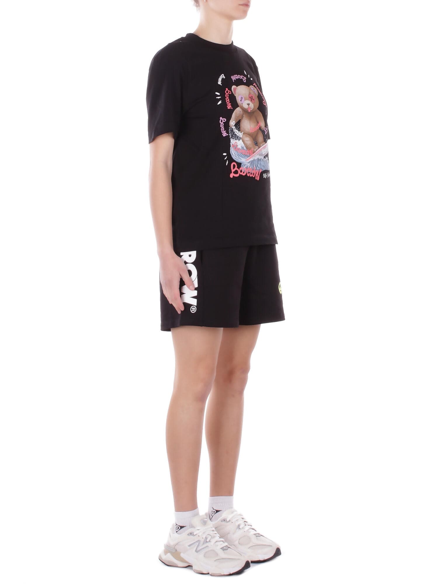 BARROW  Pantaloncini Black white - 6