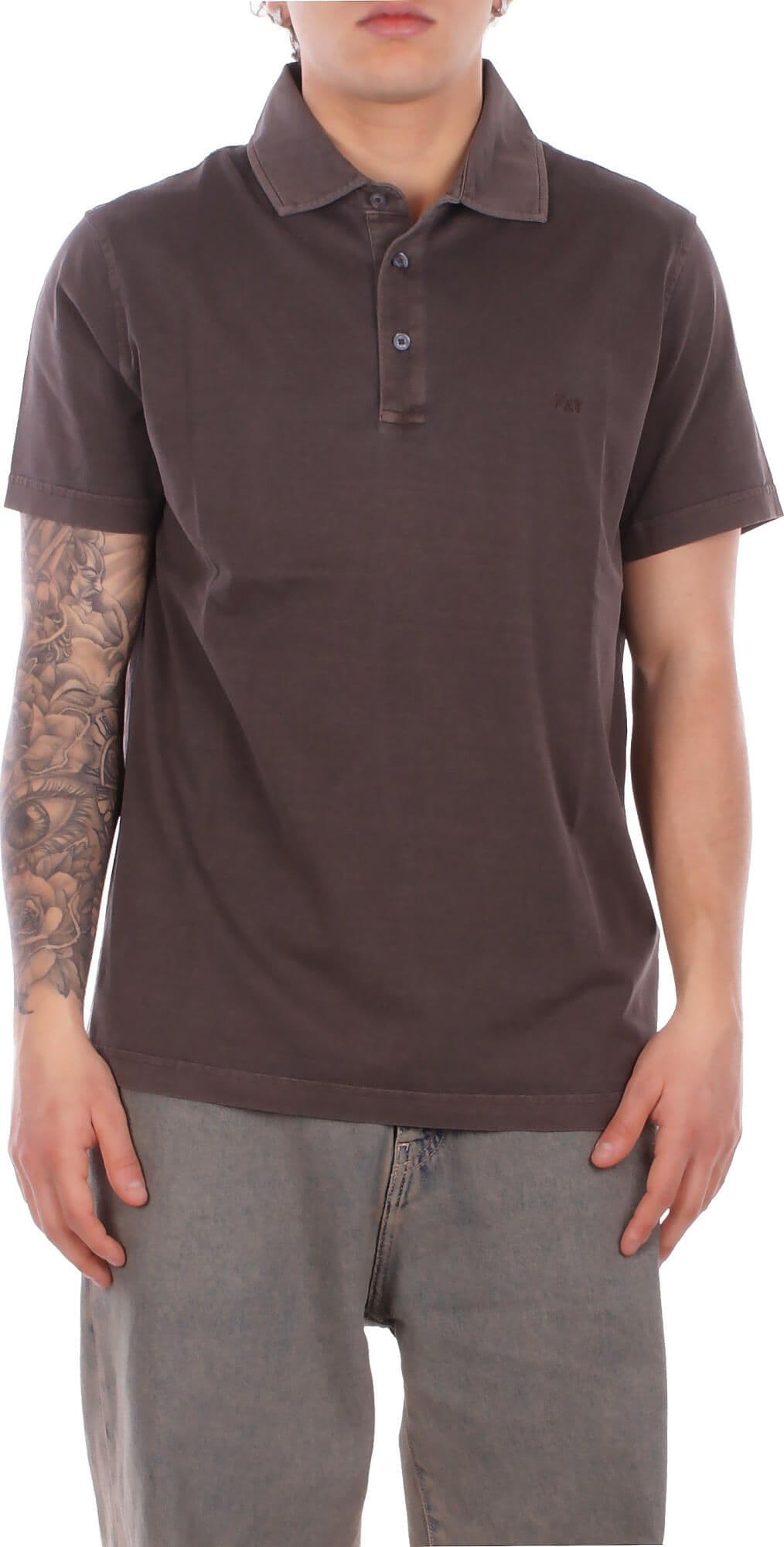 Fay  T-shirt e Polo Marrone scuro - 7