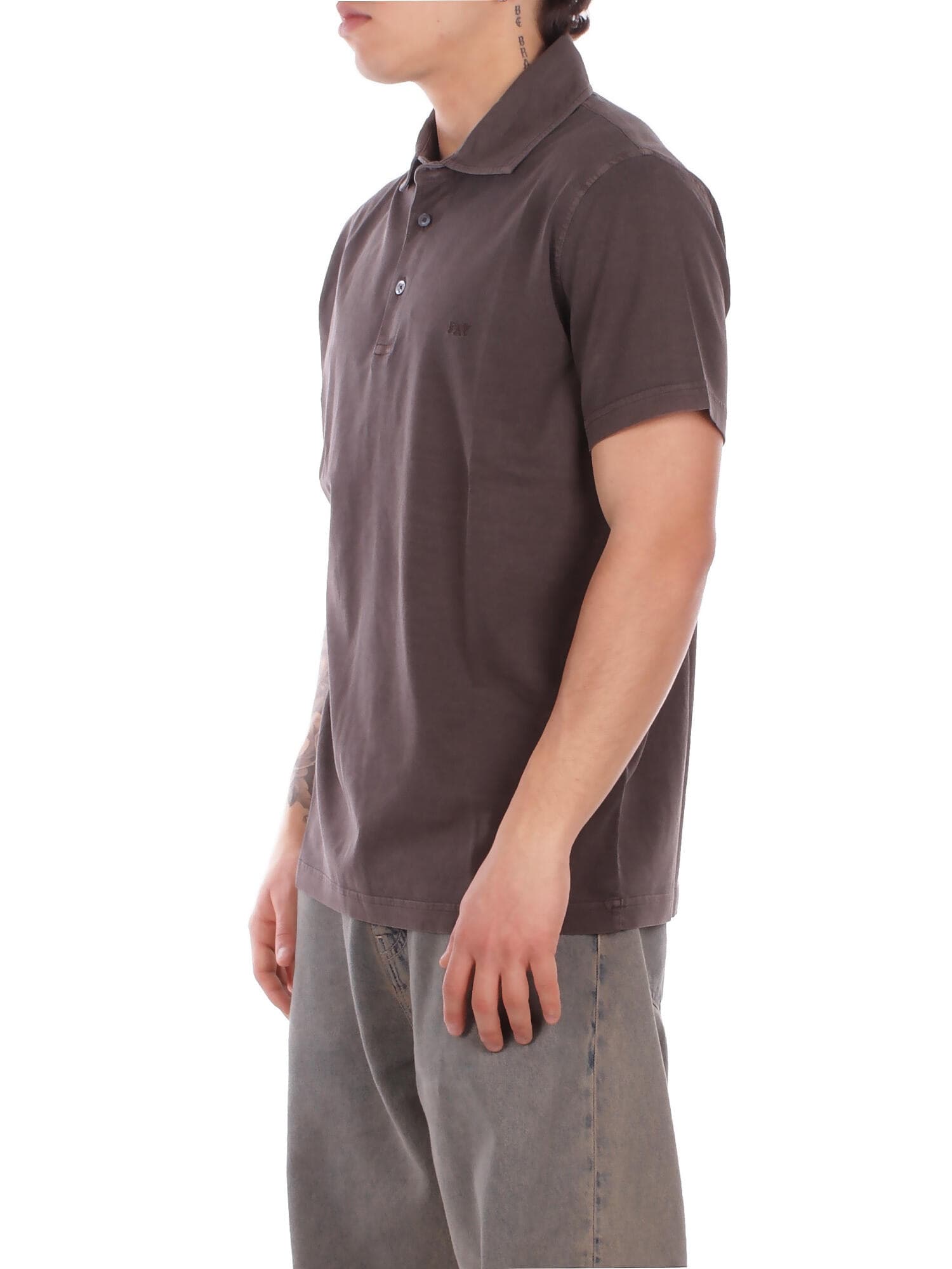 Fay  T-shirt e Polo Marrone scuro - 2