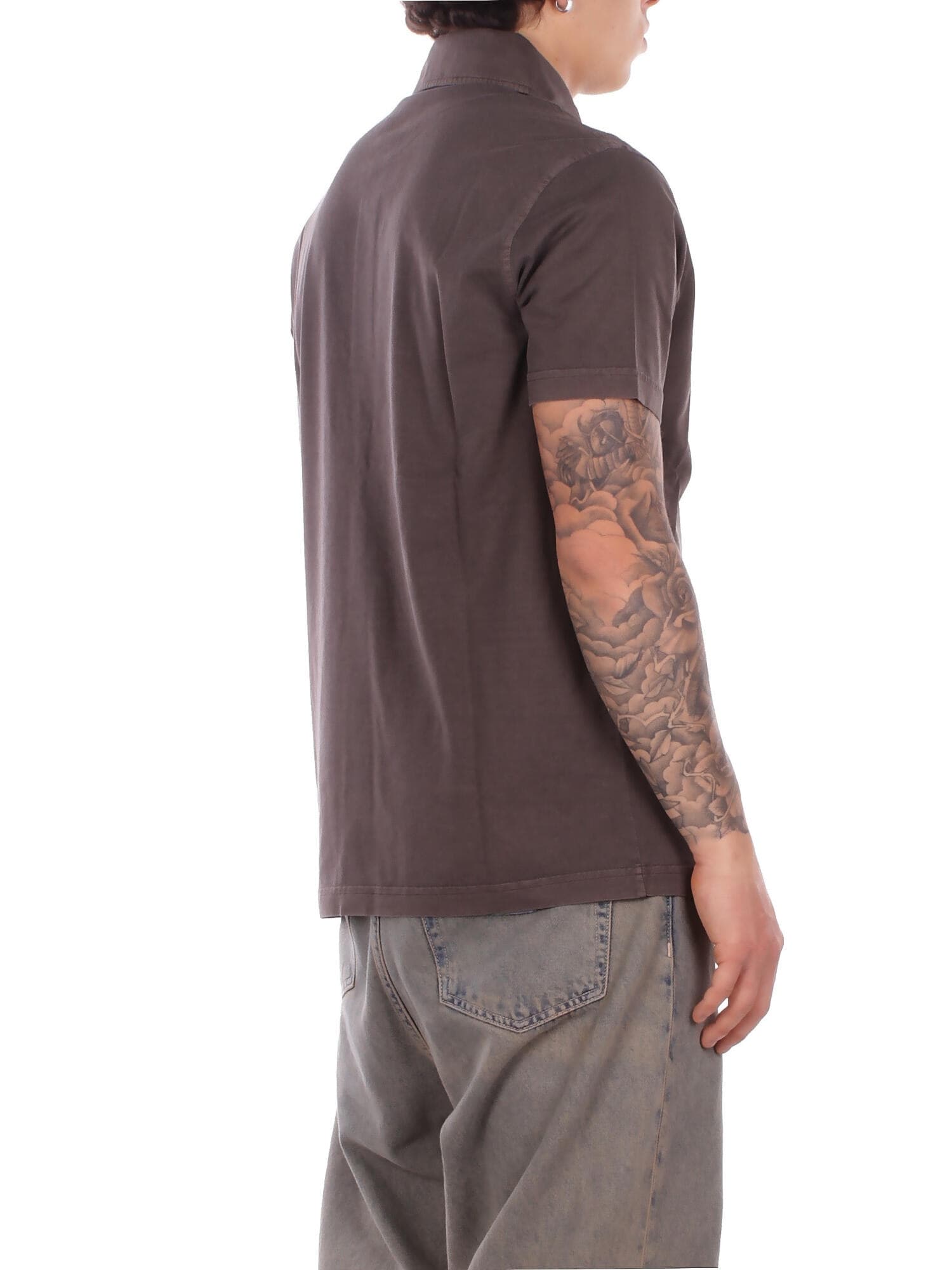 Fay  T-shirt e Polo Marrone scuro - 5