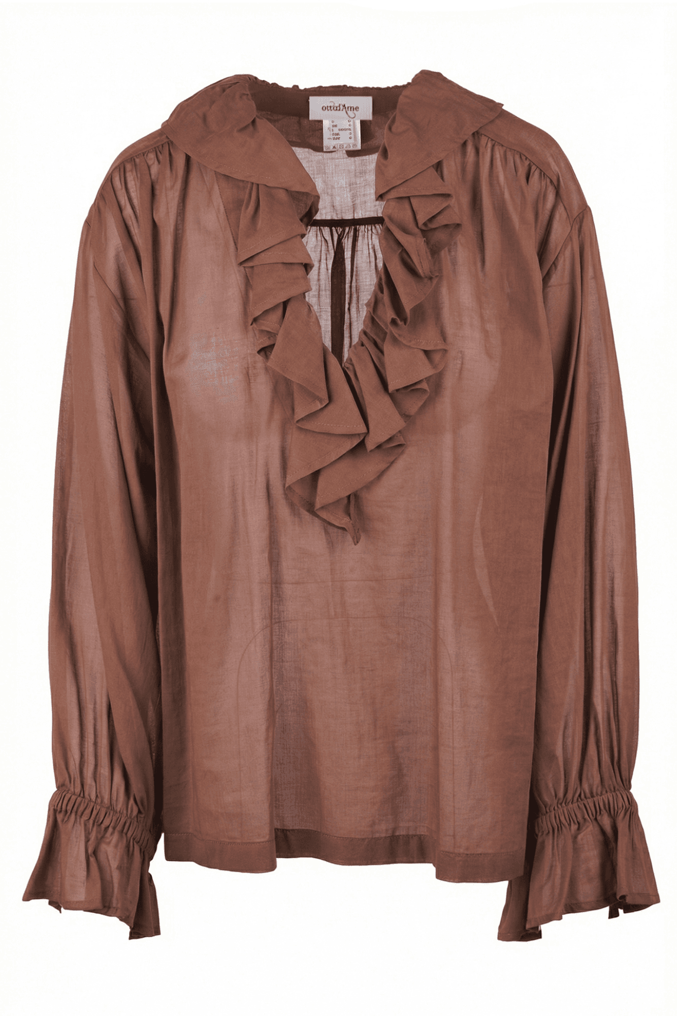 OTTOD'AME Ottod'ame - Camicia - 470750 - Cioccolato - 7