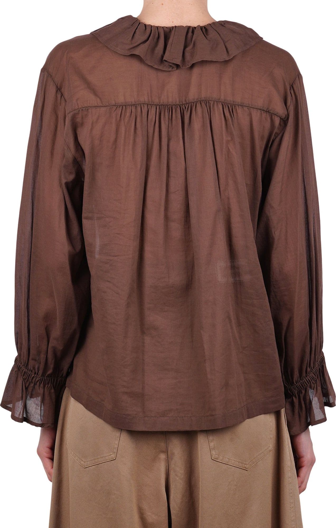 OTTOD'AME Ottod'ame - Camicia - 470750 - Cioccolato - 5