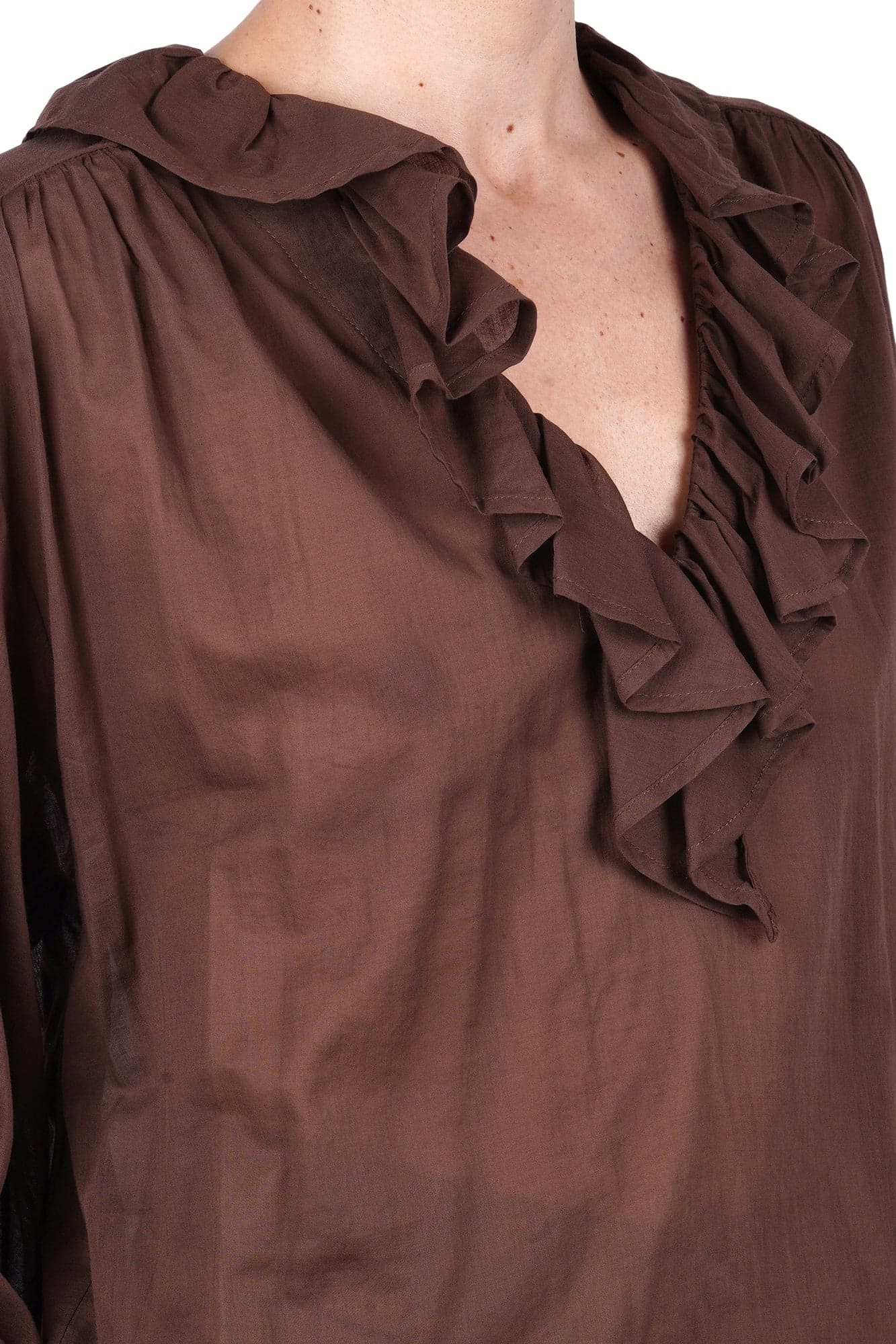 OTTOD'AME Ottod'ame - Camicia - 470750 - Cioccolato - 6