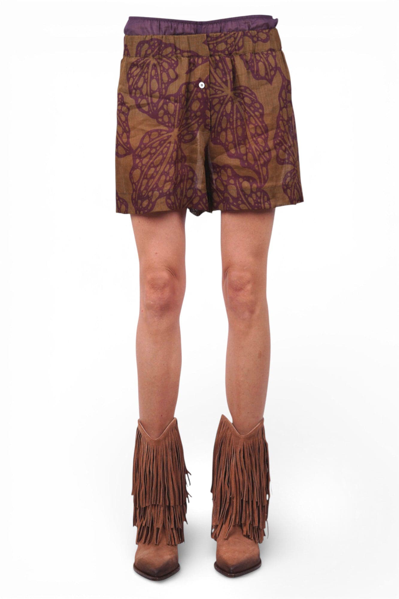 OTTOD'AME Ottod'ame - Shorts - 470785 - Verde/Viola - 3