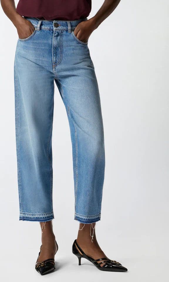 Pinko   ESTELLE EGG DIRTY BLUE DENIM SS26 - 2