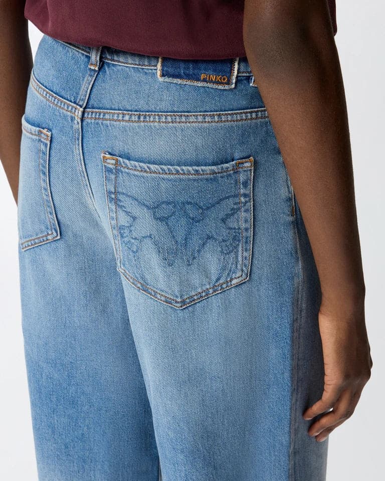 Pinko   ESTELLE EGG DIRTY BLUE DENIM SS26 - 4