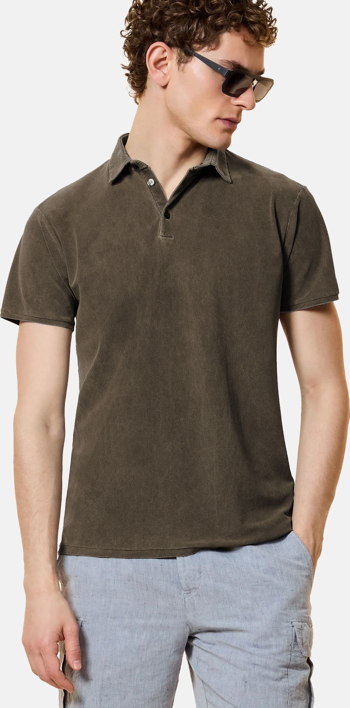 RRD Polo Uomo Rrd 26219 86 TABACCO - 2
