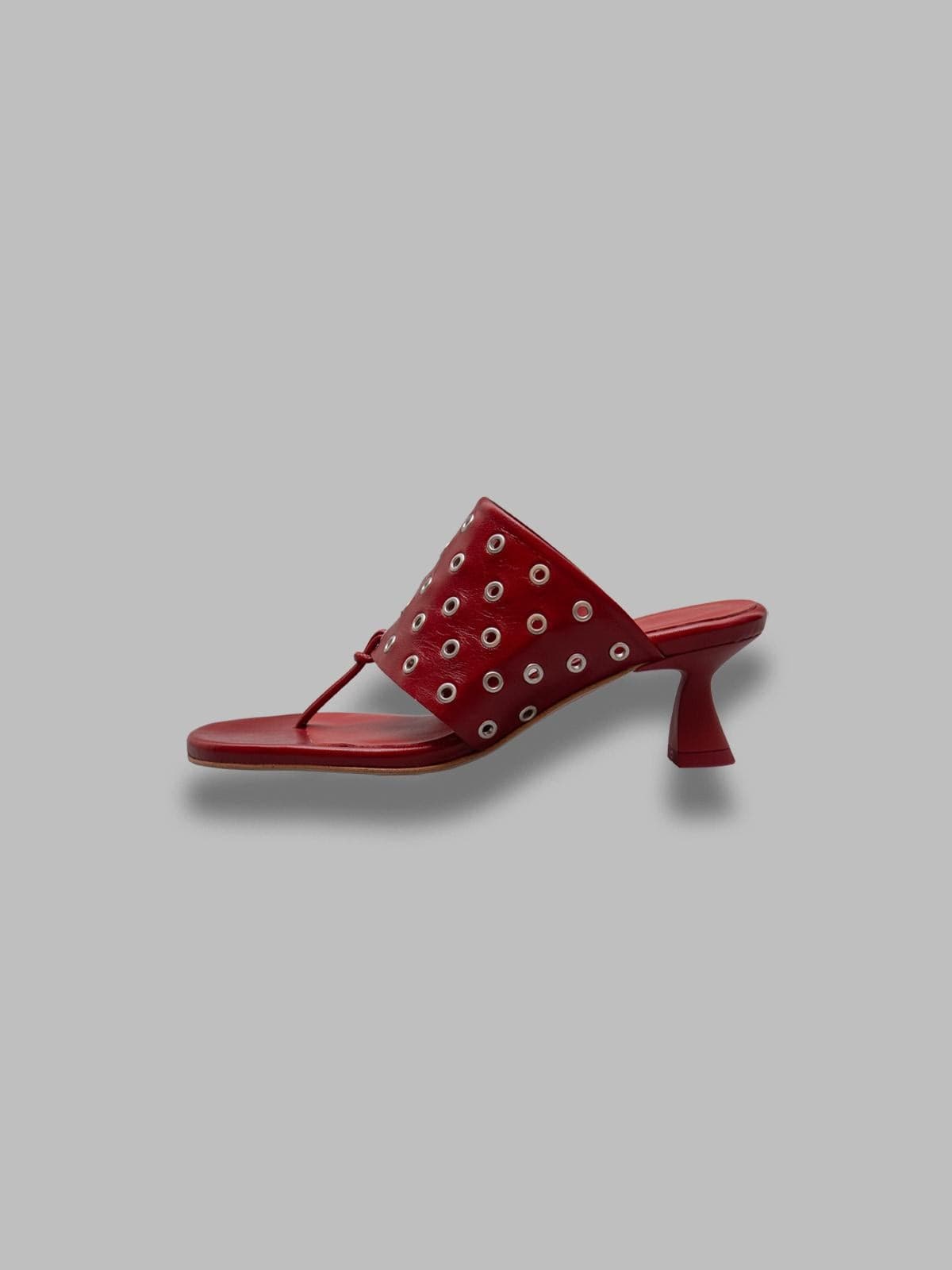 MIISTA cedella red eyelets sandals - 3