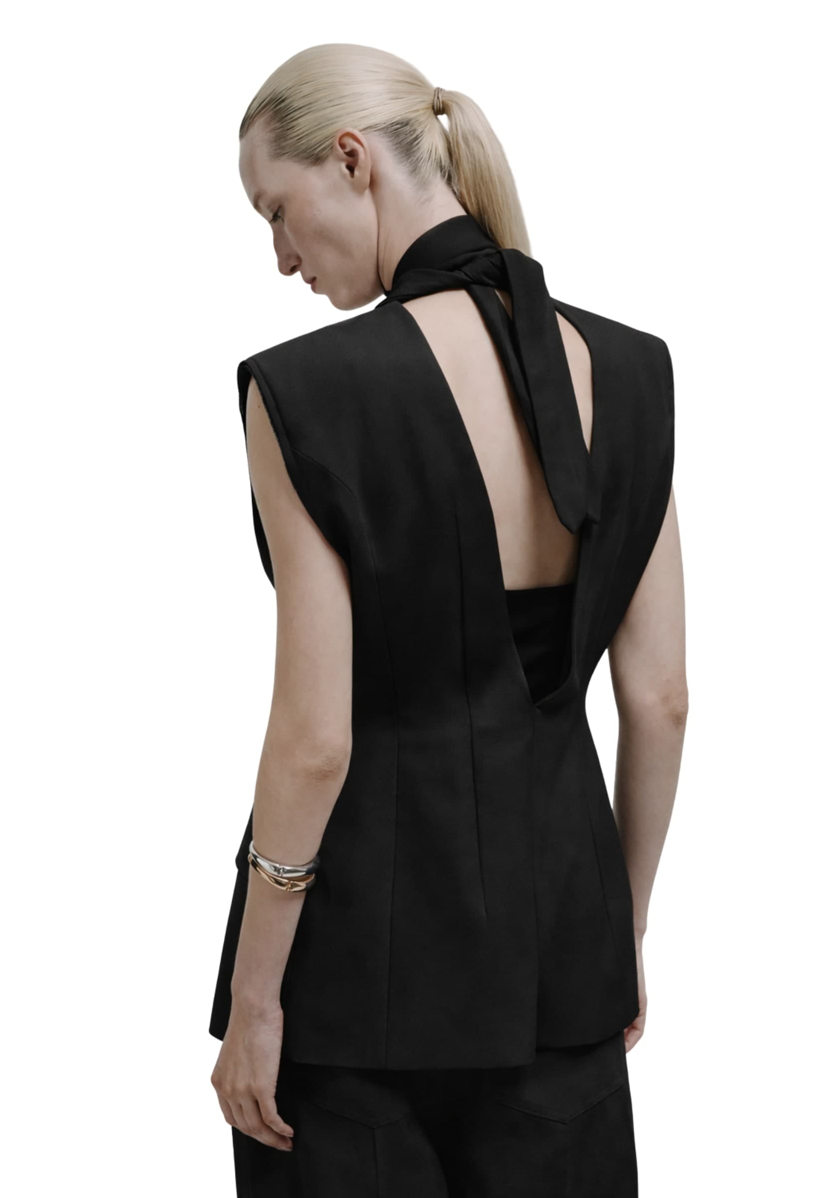 ERIKA CAVALLINI GILET Donna  NODO DIETRO - 2